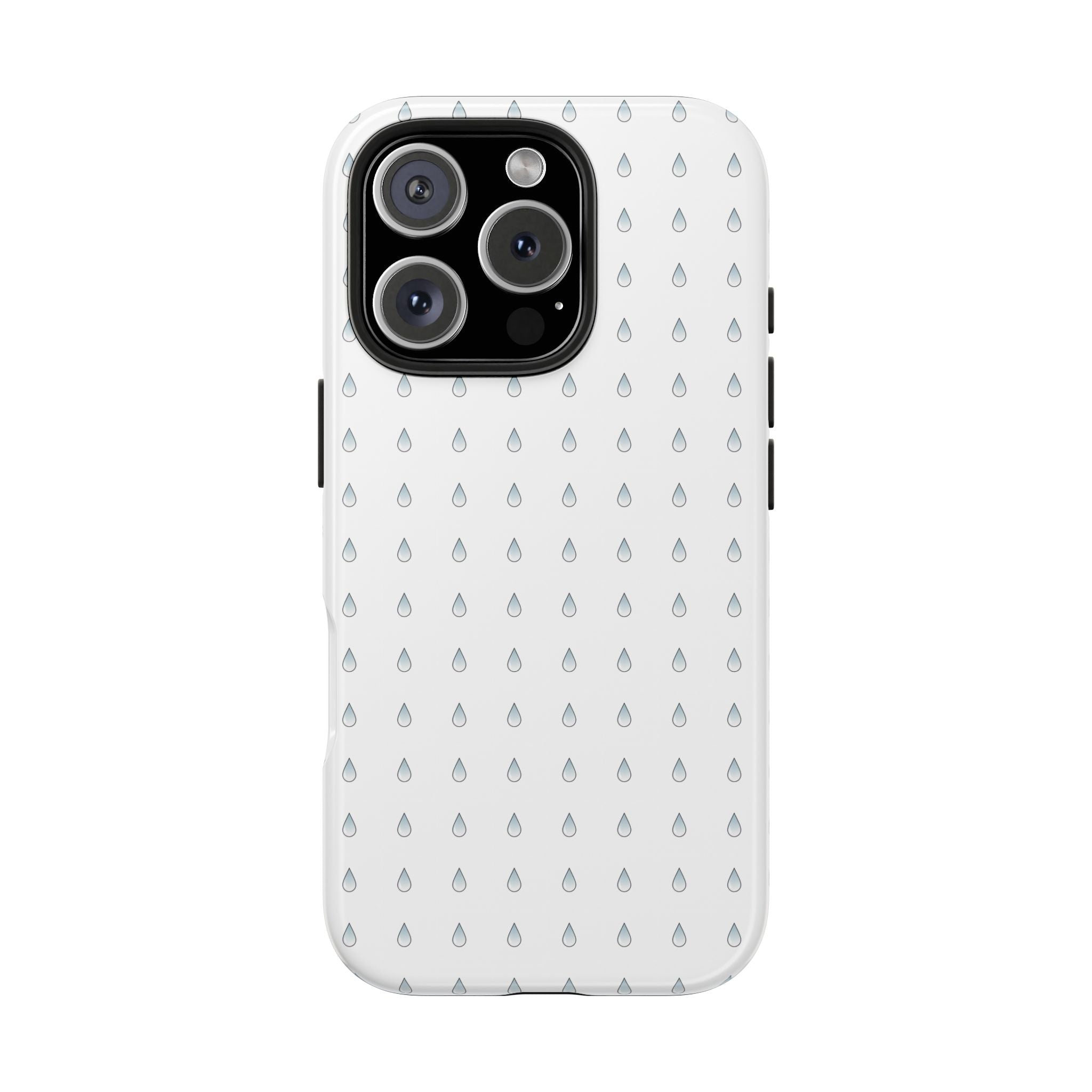 Tough Phone Case — Minimal Raindrop Protective Cover