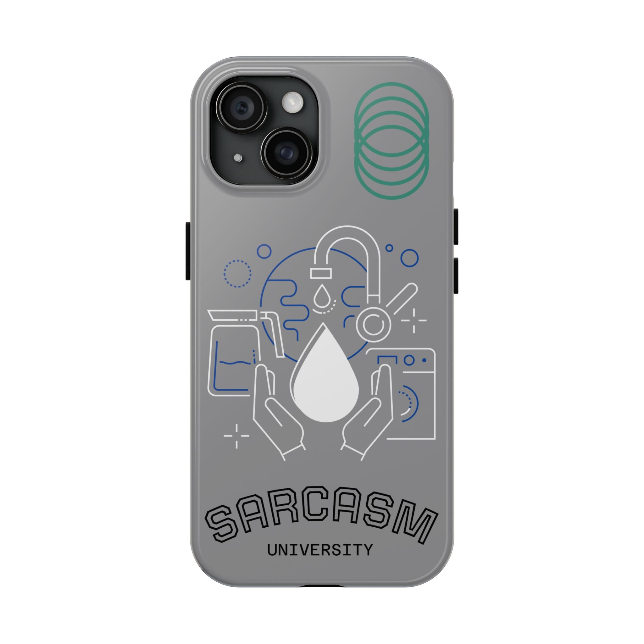 Sarcasm University Tough Phone Case — Scientific Lab Drop Design