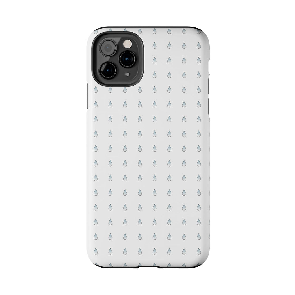 Tough Phone Case — Minimal Raindrop Protective Cover