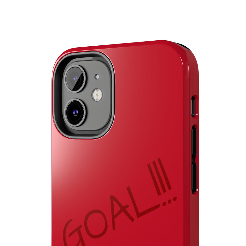 Phone Case — 'GOAL!!!' Cartoon Soccer Player Tough Protective Case