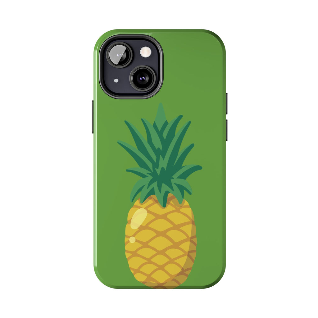 Pineapple Tough Phone Case — Tropical Green Protective Phone Cover