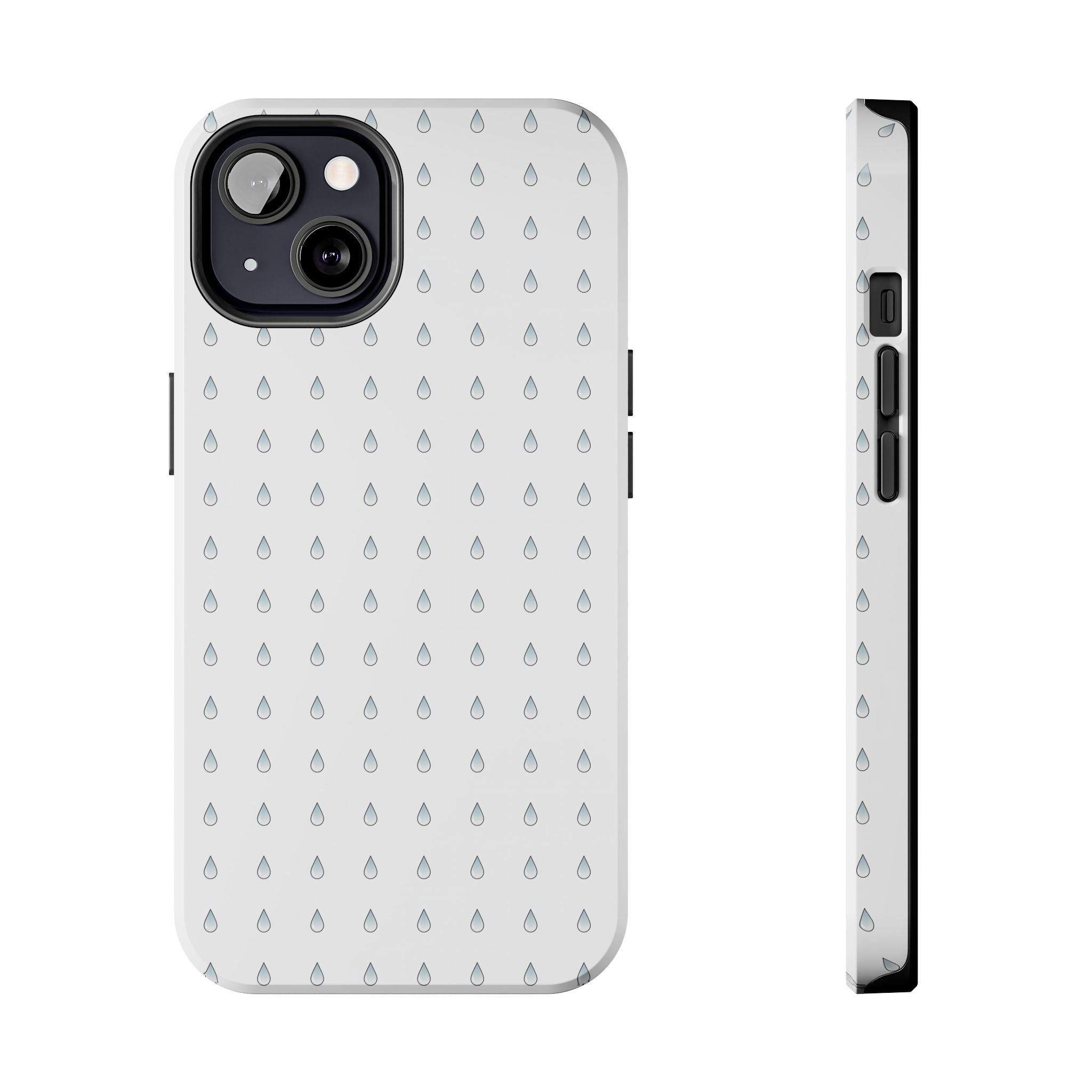 Tough Phone Case — Minimal Raindrop Protective Cover