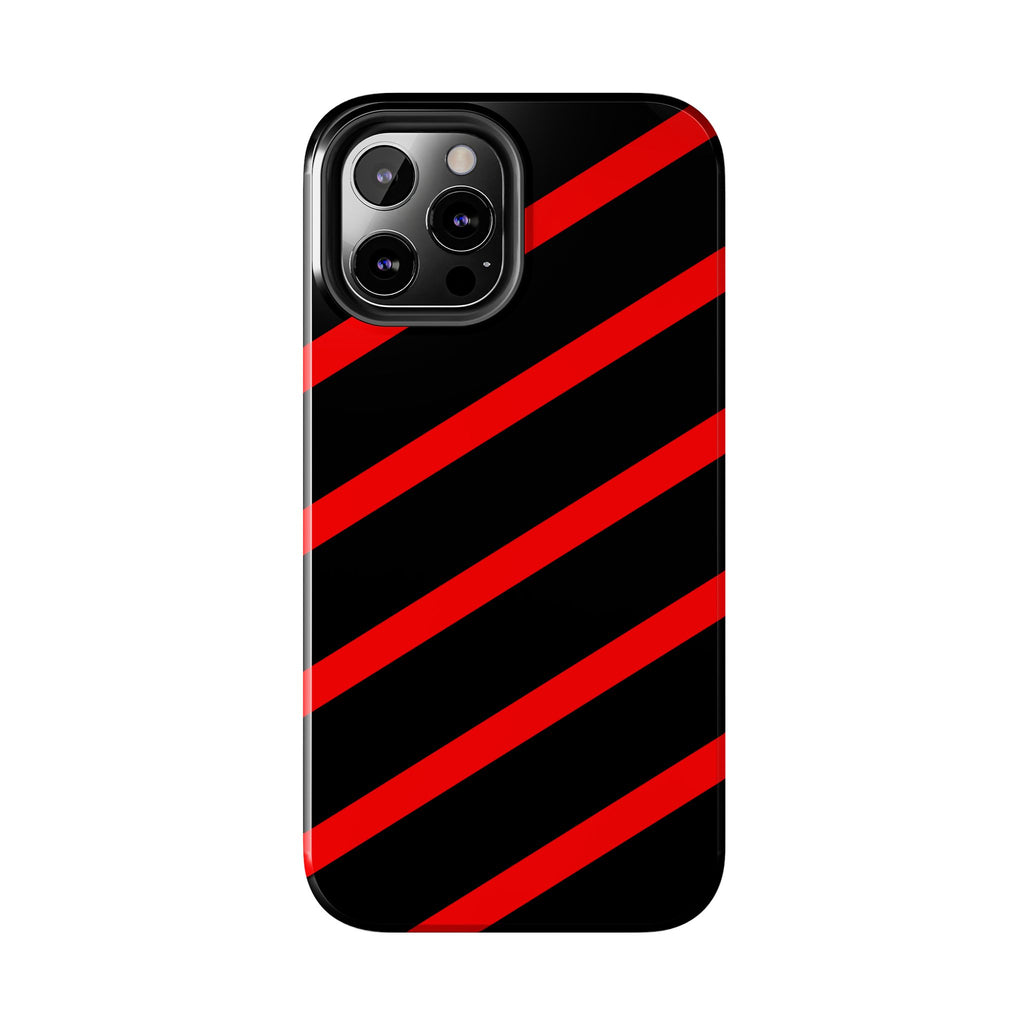 Copy of Tough Phone Case — Blue Diagonal Stripe Shockproof Cover