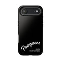 Phone Case - "Progress Over Perfection" Glossy Black Protective Cover