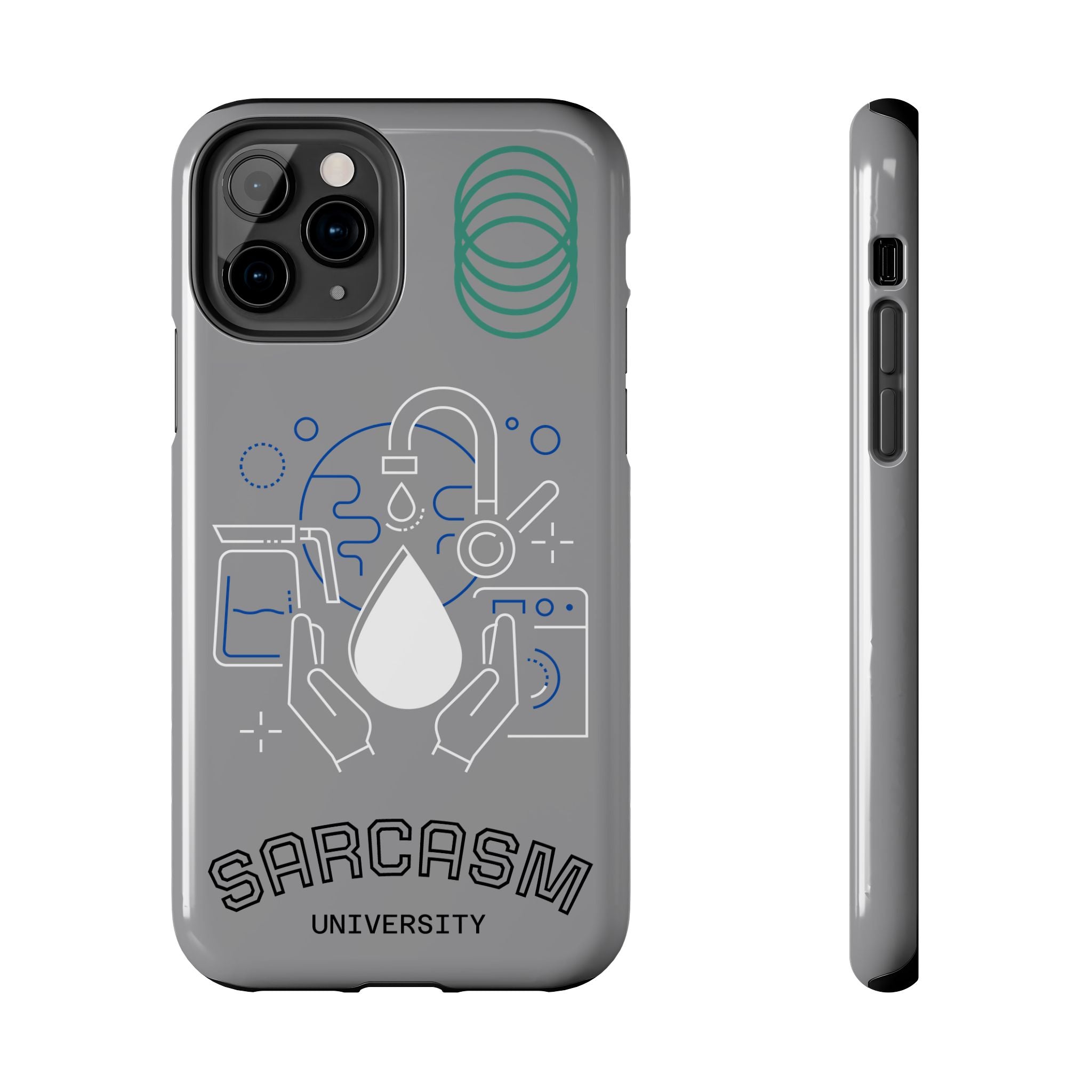 Sarcasm University Tough Phone Case — Scientific Lab Drop Design