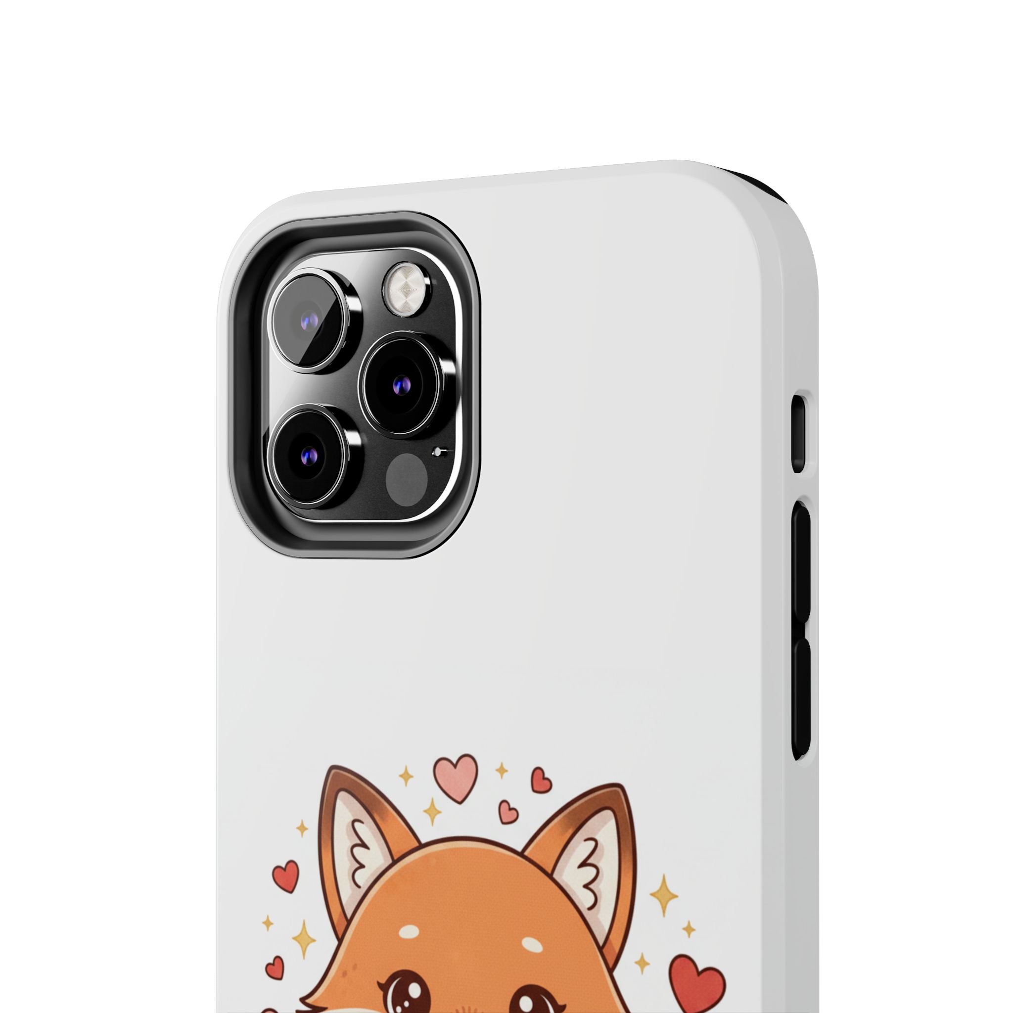 Phone Case — Cute Valentine Fox 'Be Mine' Protective Tough Case