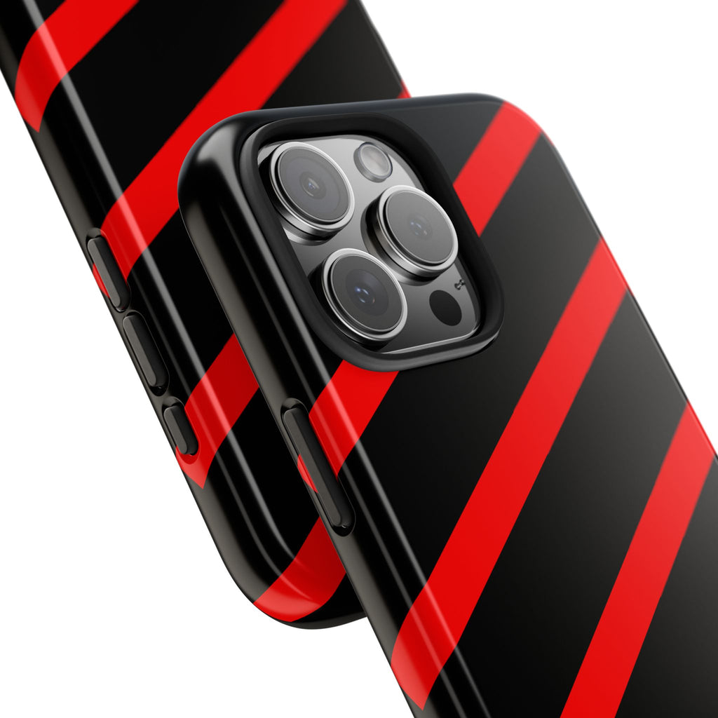 Copy of Tough Phone Case — Blue Diagonal Stripe Shockproof Cover