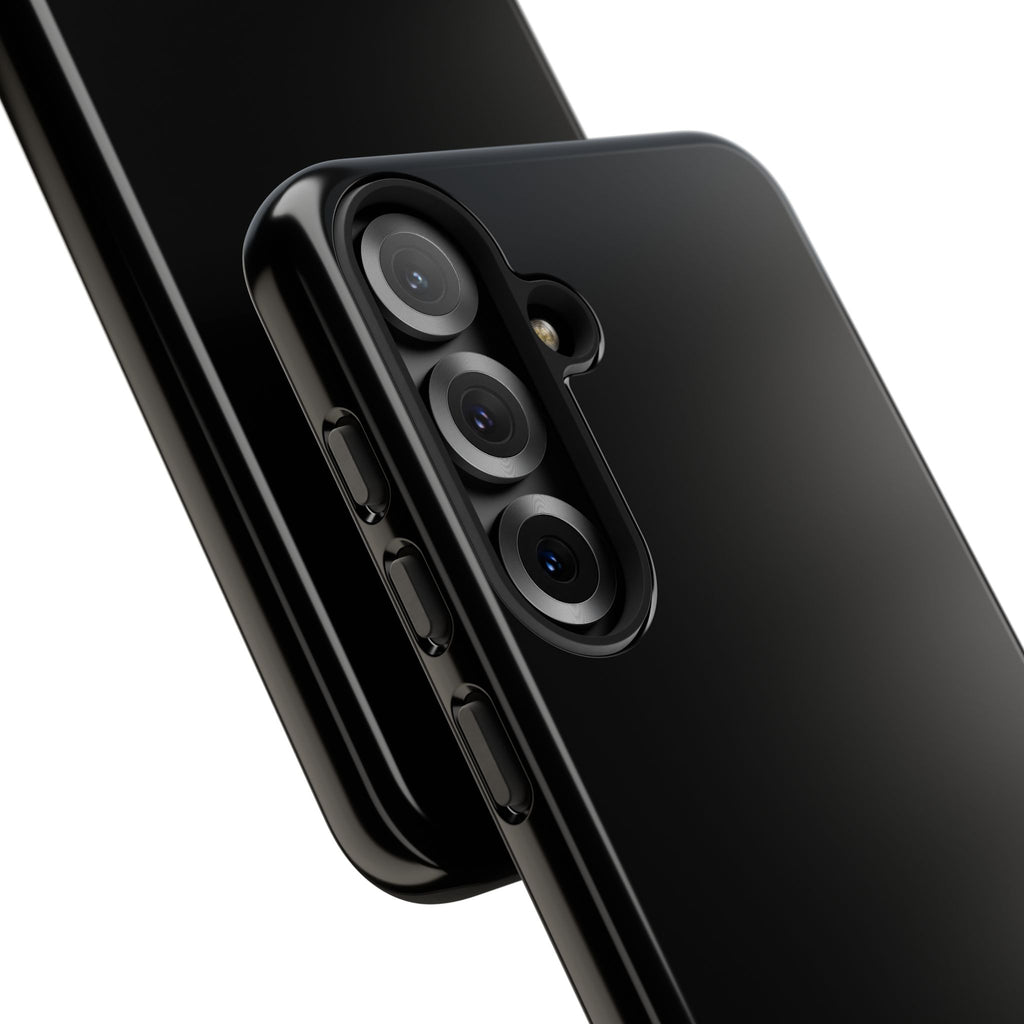 Phone Case - "Progress Over Perfection" Glossy Black Protective Cover