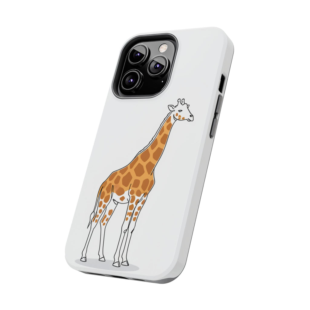 Giraffe Tough Phone Case — Cute Safari Animal Protective Cover
