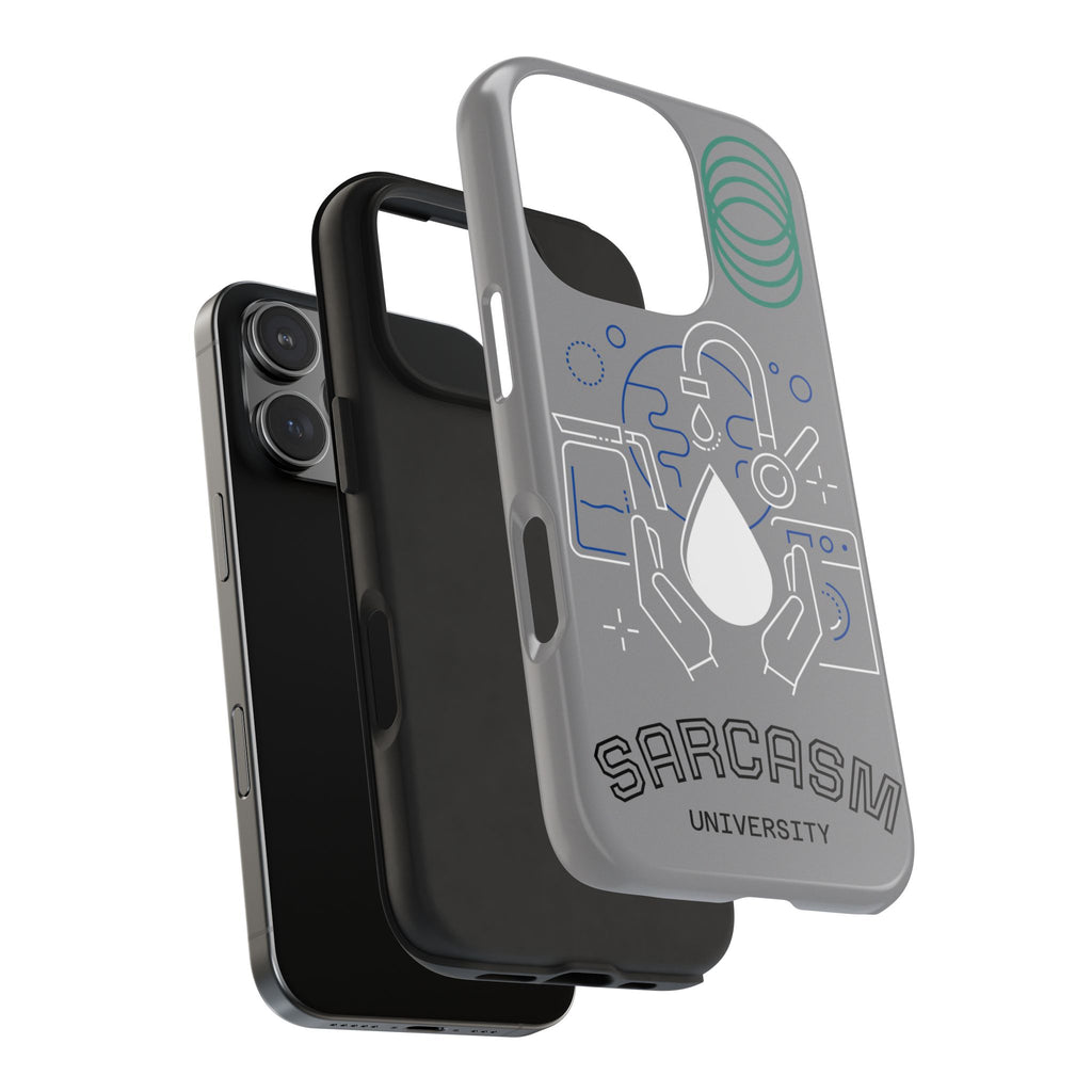 Sarcasm University Tough Phone Case — Scientific Lab Drop Design