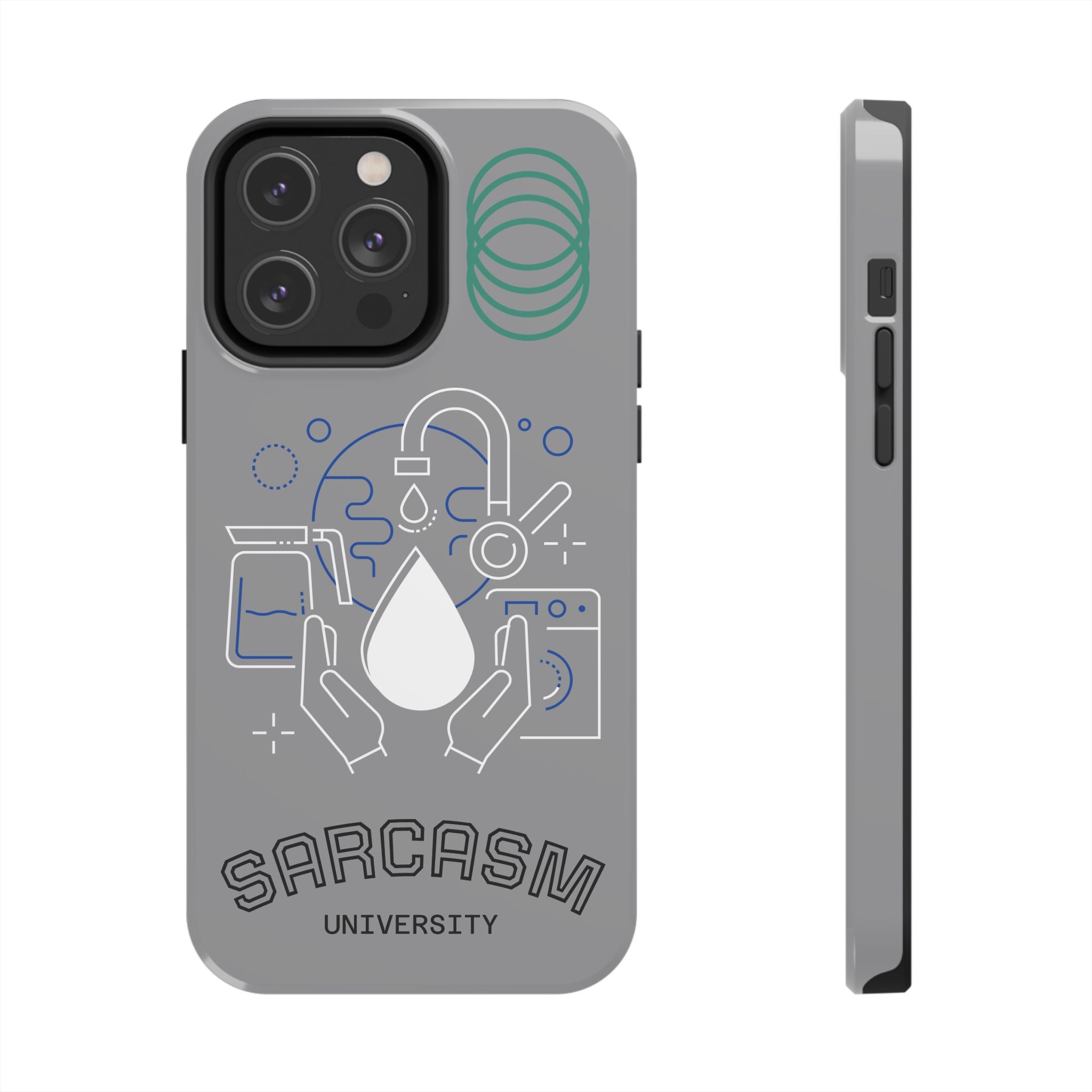 Sarcasm University Tough Phone Case — Scientific Lab Drop Design