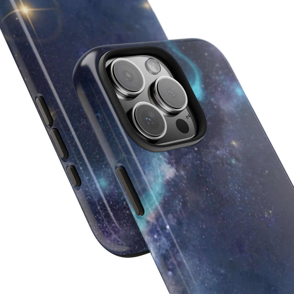 Galaxy Night Sky Tough Phone Case — Starry Landscape Protective Phone Cover