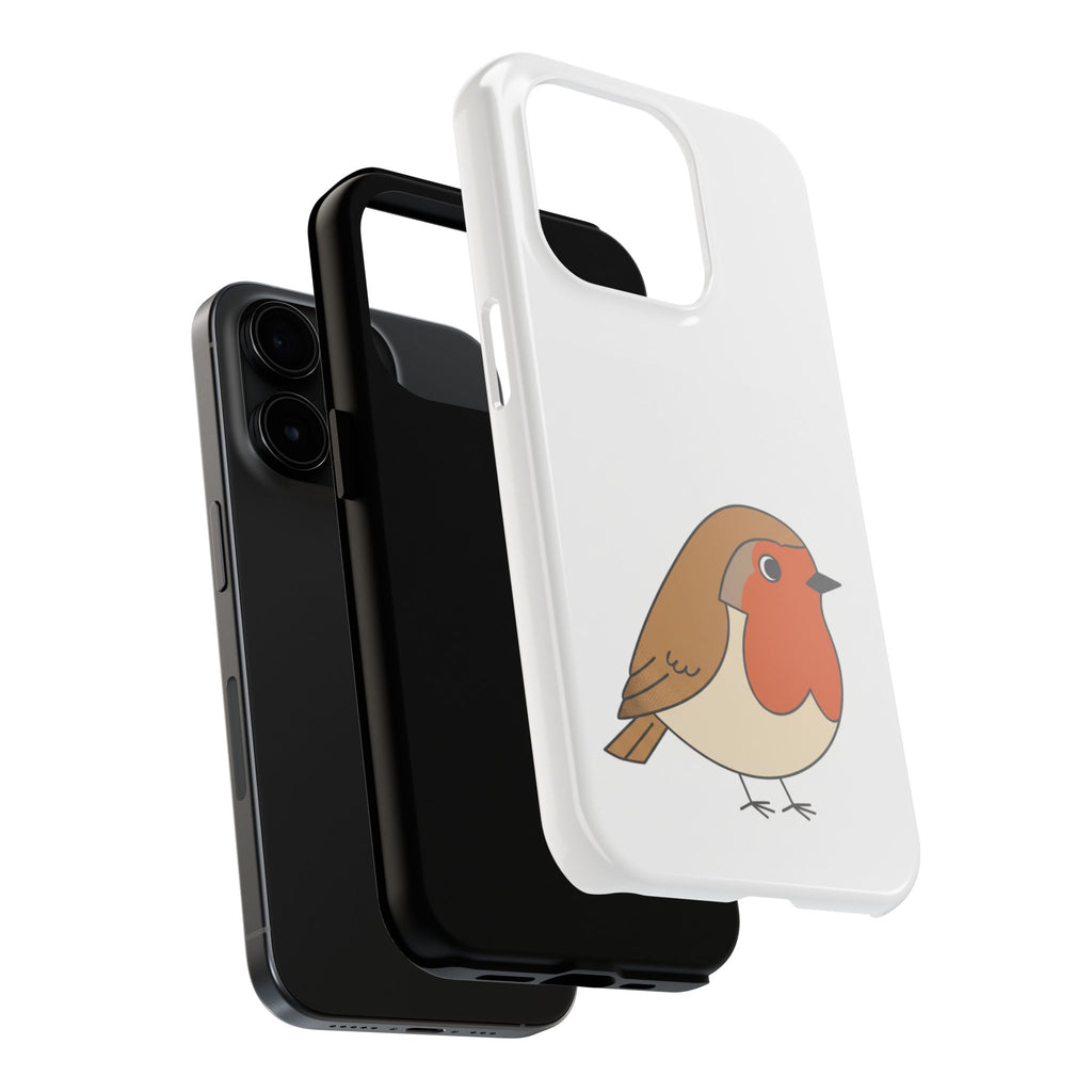 Cute Robin Tough Phone Case — Protective Bird iPhone Case