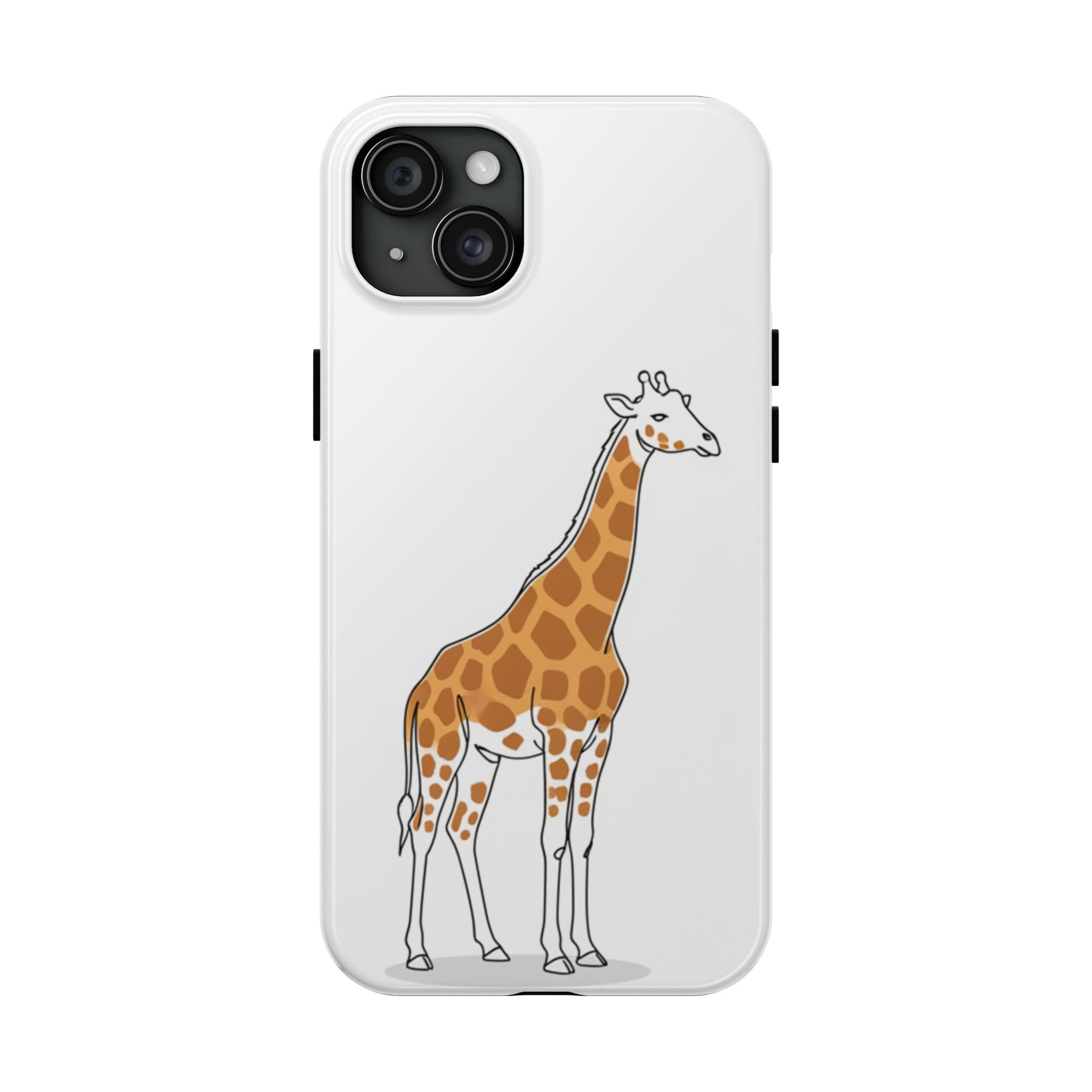 Giraffe Tough Phone Case — Cute Safari Animal Protective Cover