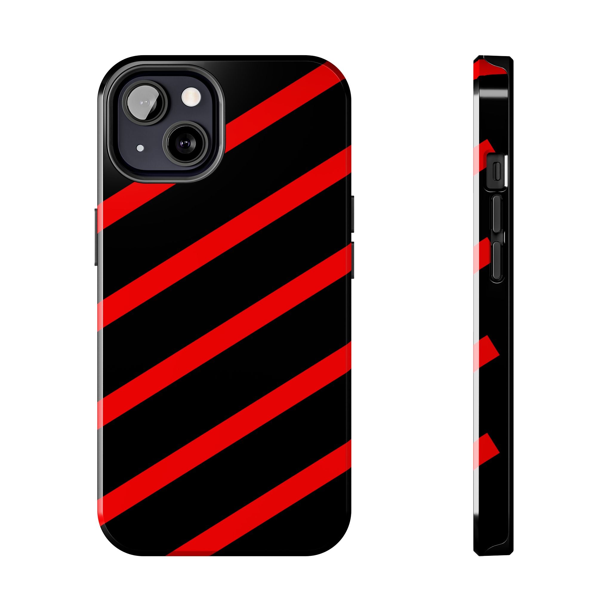 Copy of Tough Phone Case — Blue Diagonal Stripe Shockproof Cover