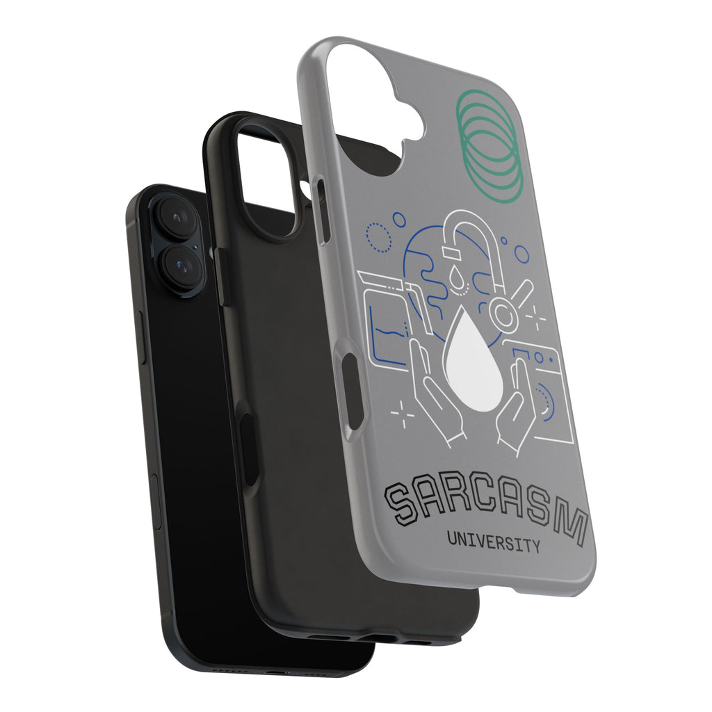 Sarcasm University Tough Phone Case — Scientific Lab Drop Design