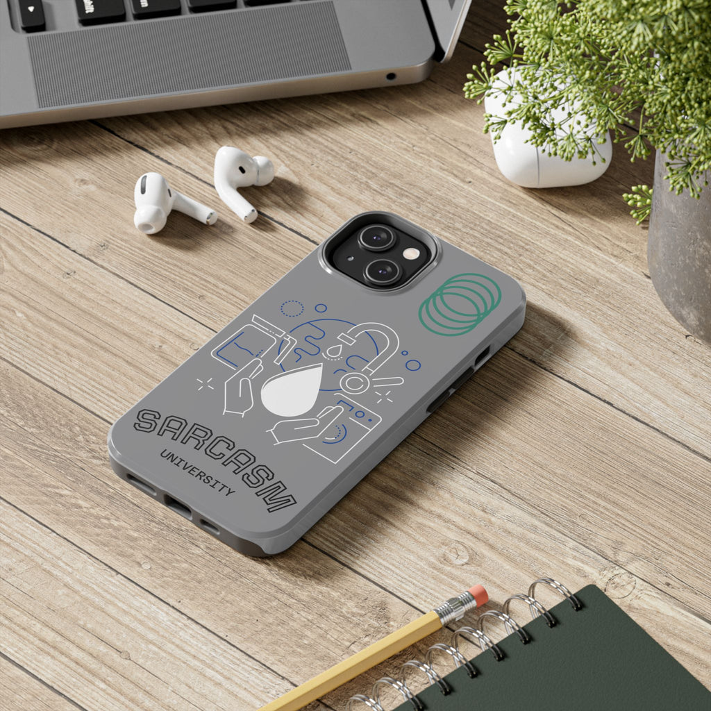 Sarcasm University Tough Phone Case — Scientific Lab Drop Design
