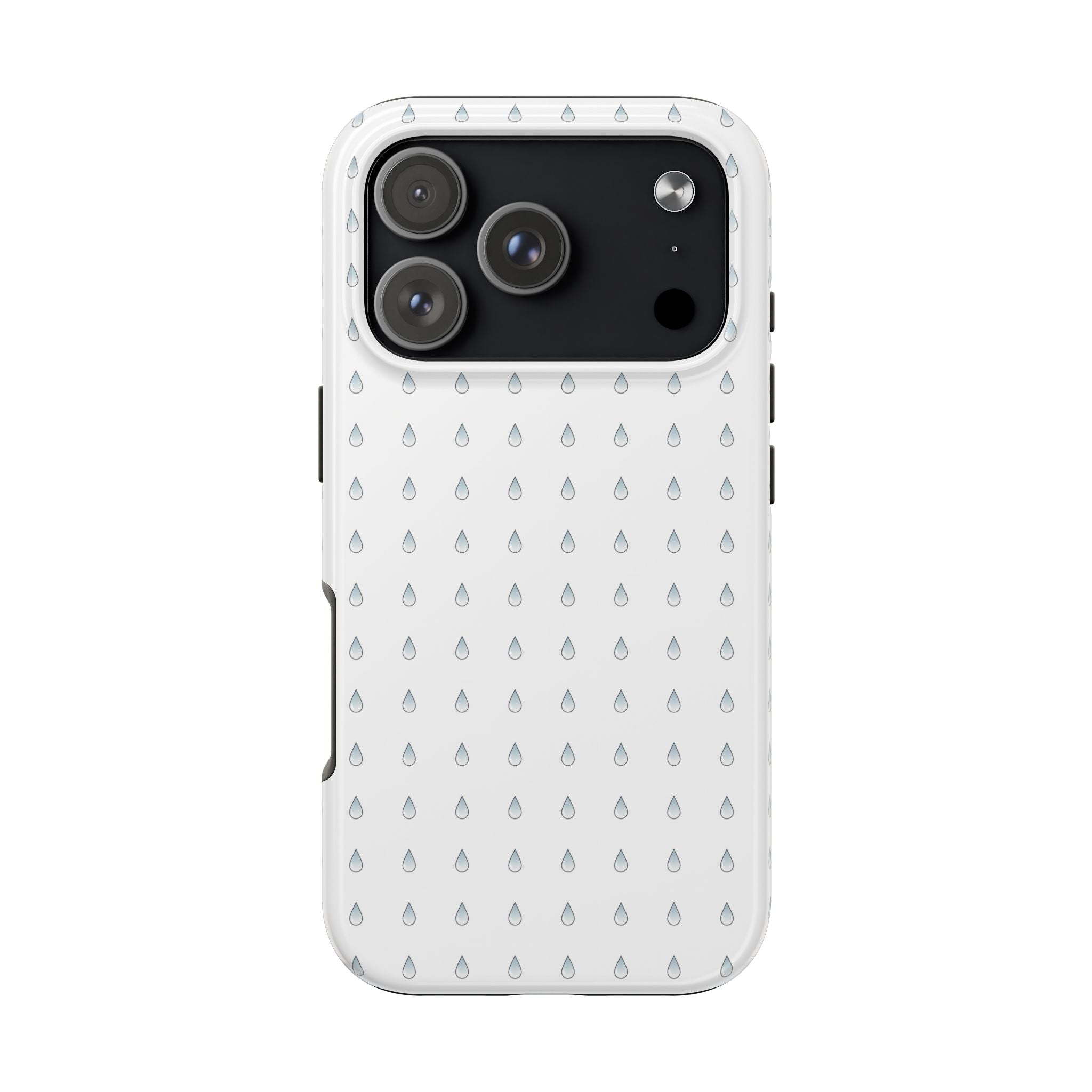 Tough Phone Case — Minimal Raindrop Protective Cover