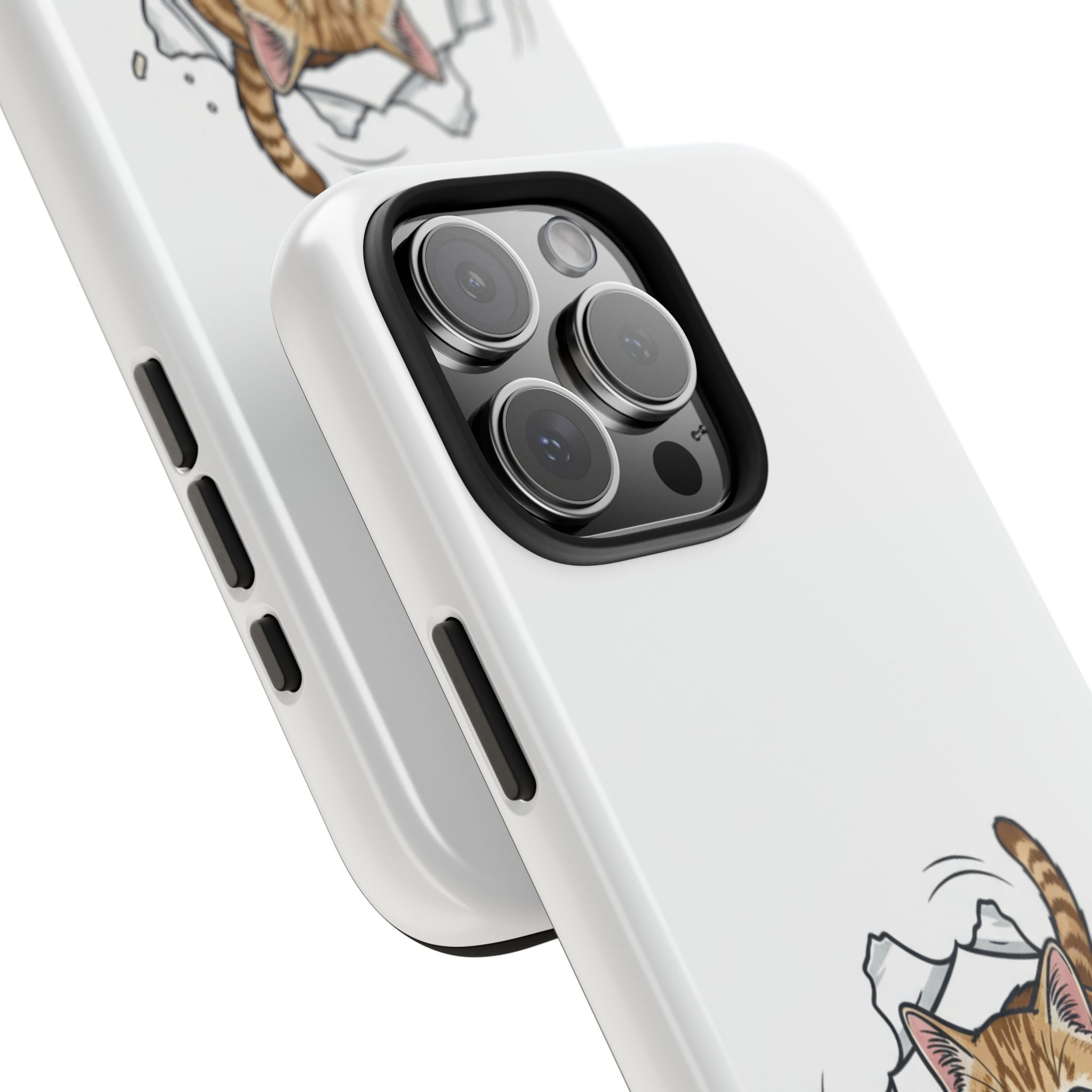 Playful Orange Tabby Cat Phone Case | Tough Phone Case, Protective Cute Kitty