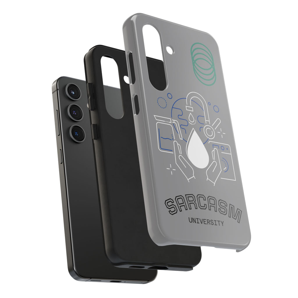Sarcasm University Tough Phone Case — Scientific Lab Drop Design