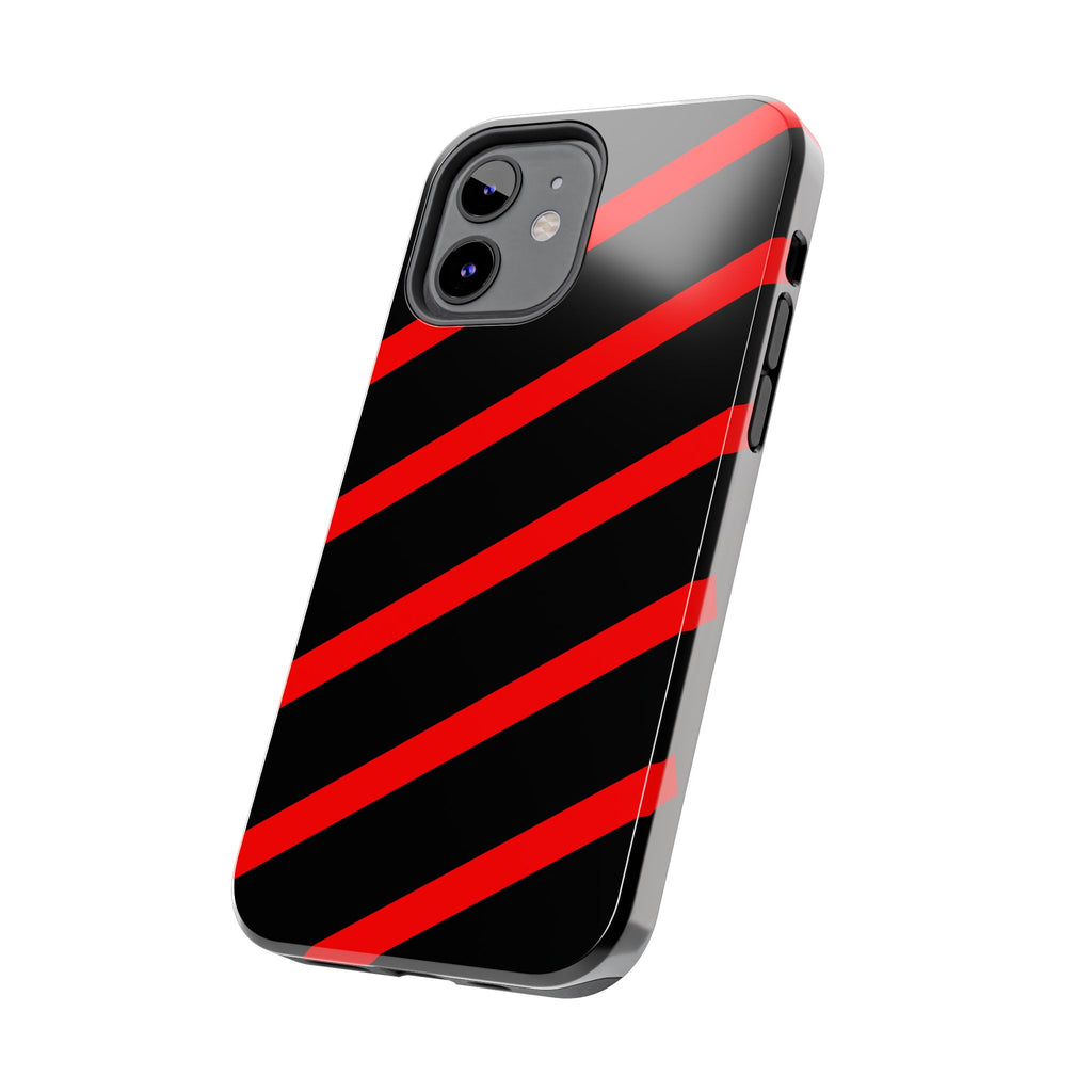 Copy of Tough Phone Case — Blue Diagonal Stripe Shockproof Cover
