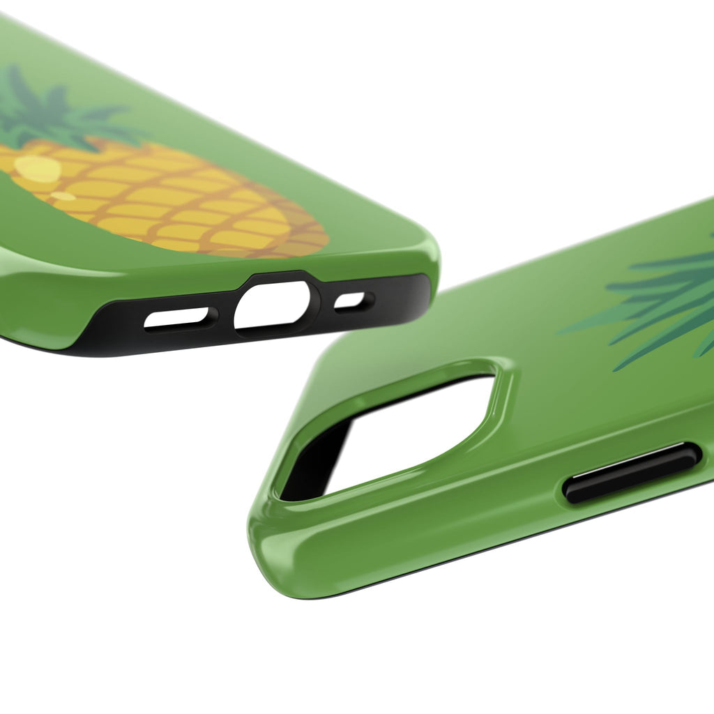 Pineapple Tough Phone Case — Tropical Green Protective Phone Cover