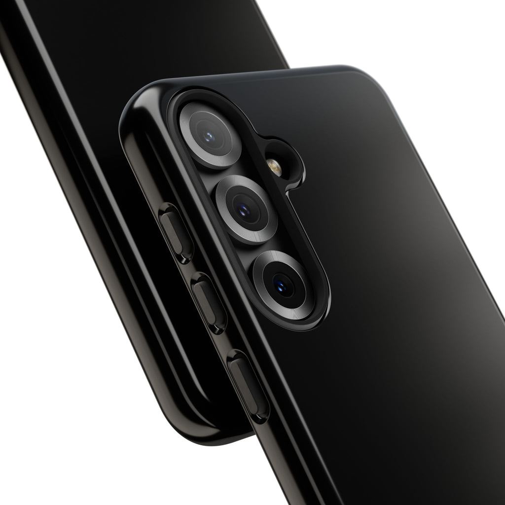 Phone Case - "Progress Over Perfection" Glossy Black Protective Cover