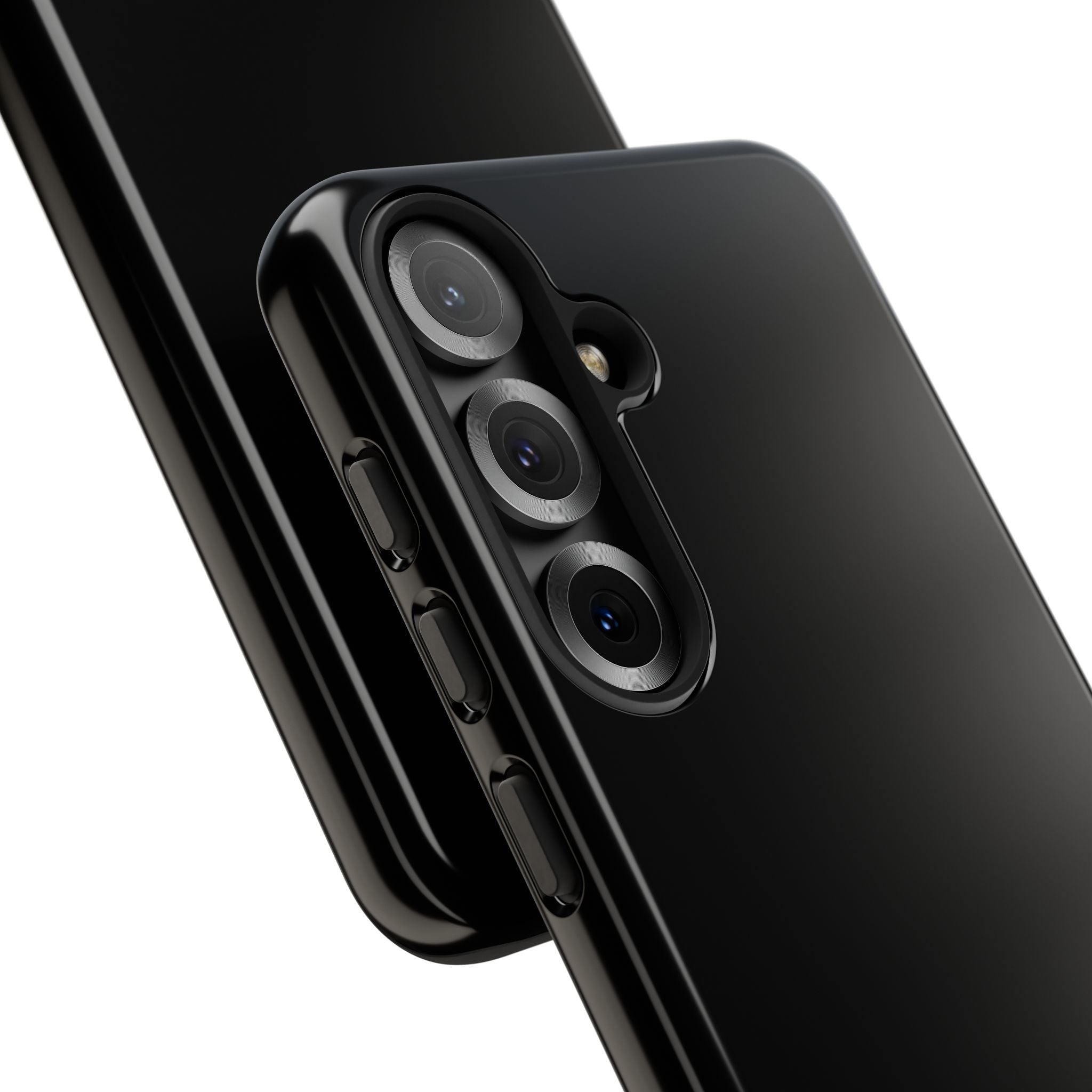 Phone Case - "Progress Over Perfection" Glossy Black Protective Cover