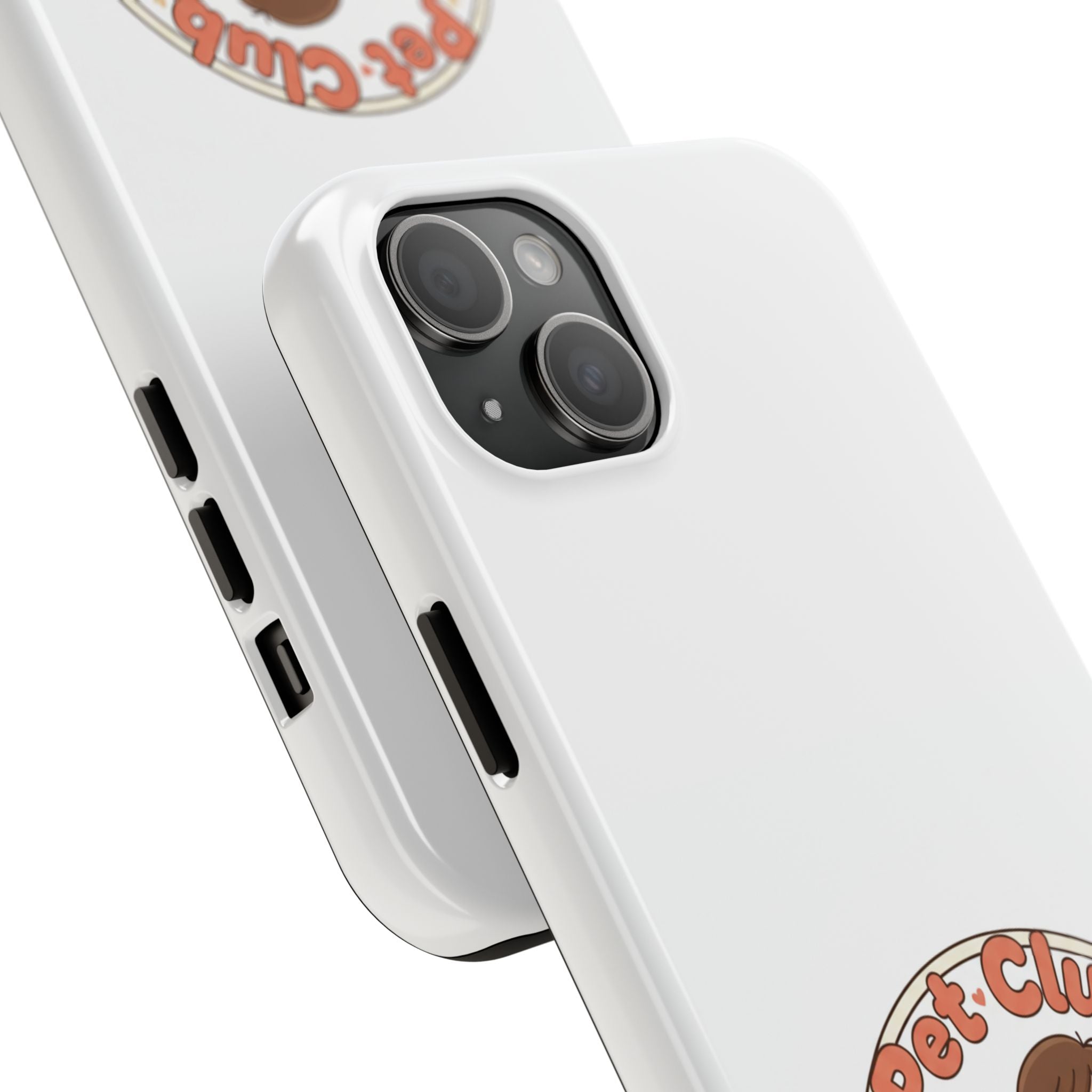 Pet Club Tough Phone Case — Cute Boy & Cat Illustration, "Togetherness" Design