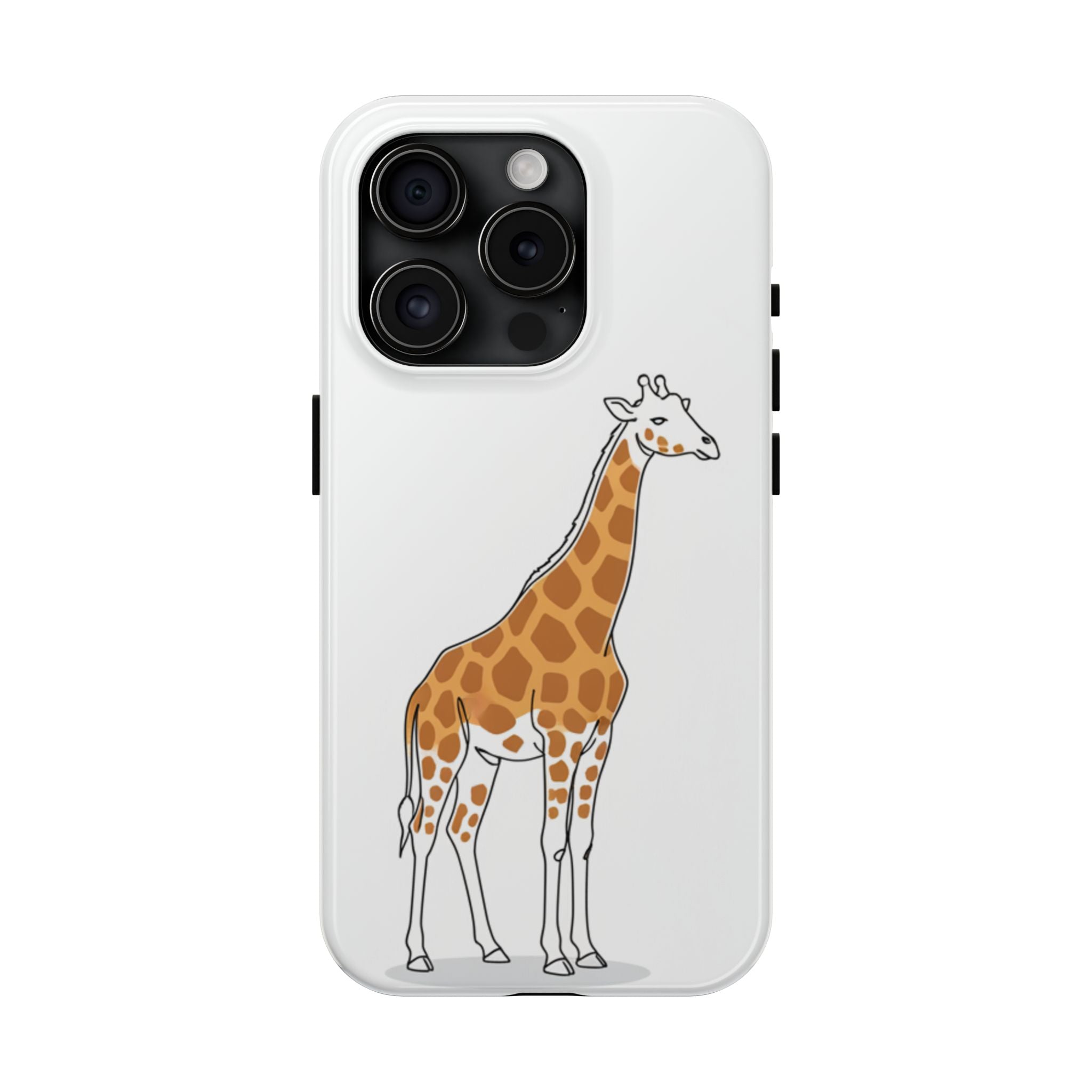 Giraffe Tough Phone Case — Cute Safari Animal Protective Cover