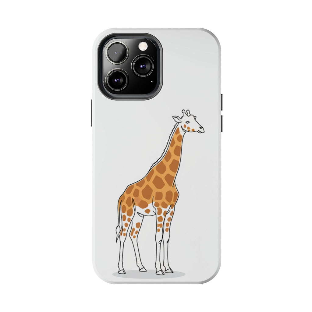Giraffe Tough Phone Case — Cute Safari Animal Protective Cover