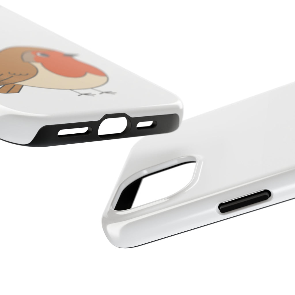 Cute Robin Tough Phone Case — Protective Bird iPhone Case