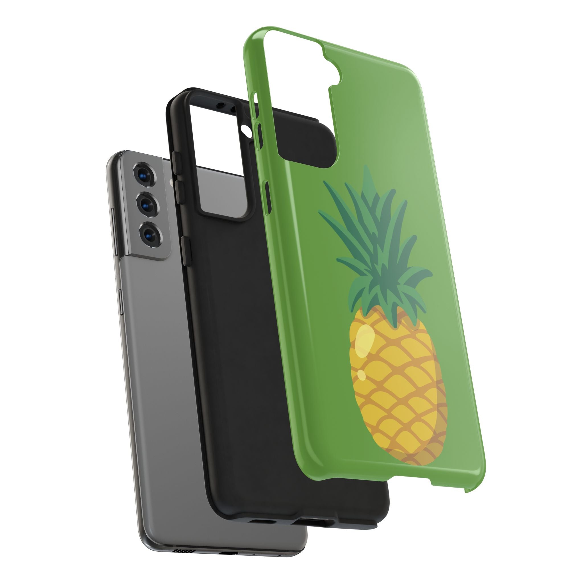 Pineapple Tough Phone Case — Tropical Green Protective Phone Cover