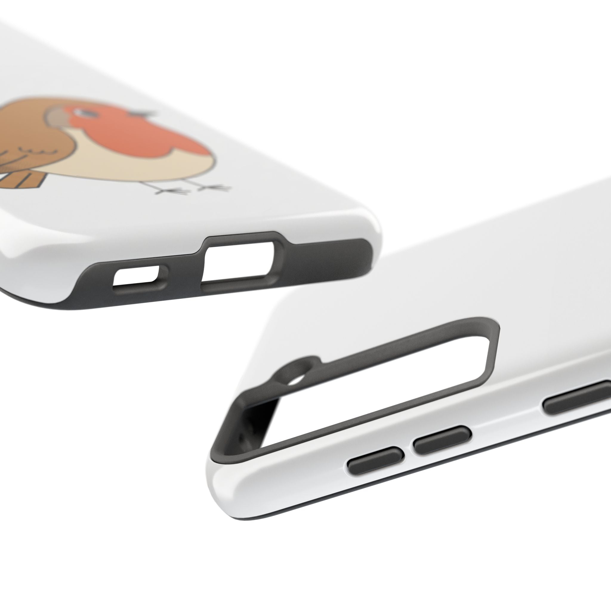Cute Robin Tough Phone Case — Protective Bird iPhone Case