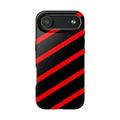 Copy of Tough Phone Case — Blue Diagonal Stripe Shockproof Cover