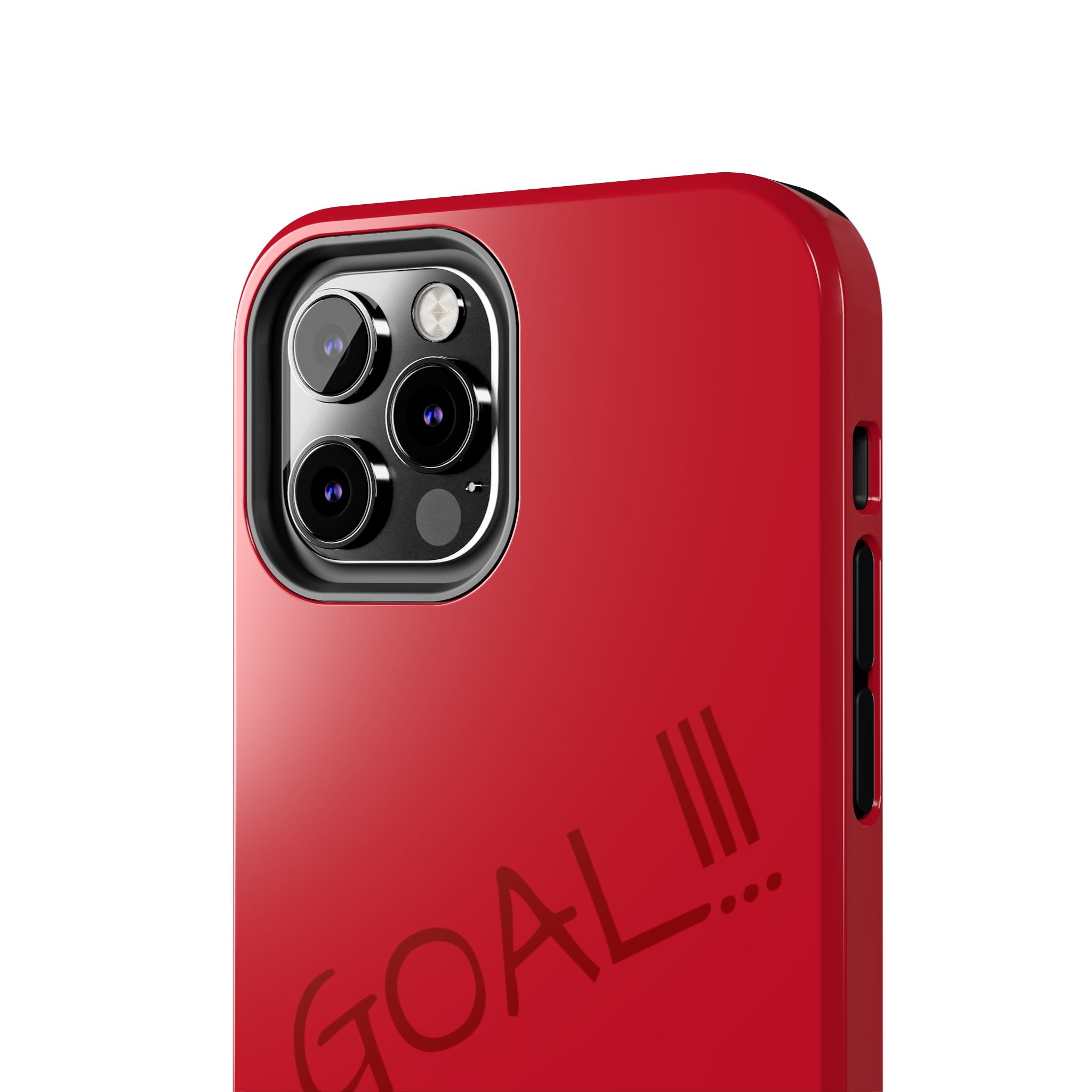 Phone Case — 'GOAL!!!' Cartoon Soccer Player Tough Protective Case