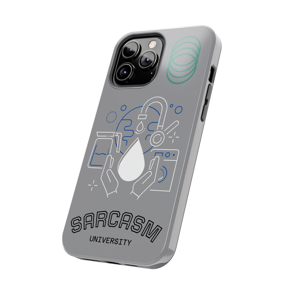 Sarcasm University Tough Phone Case — Scientific Lab Drop Design