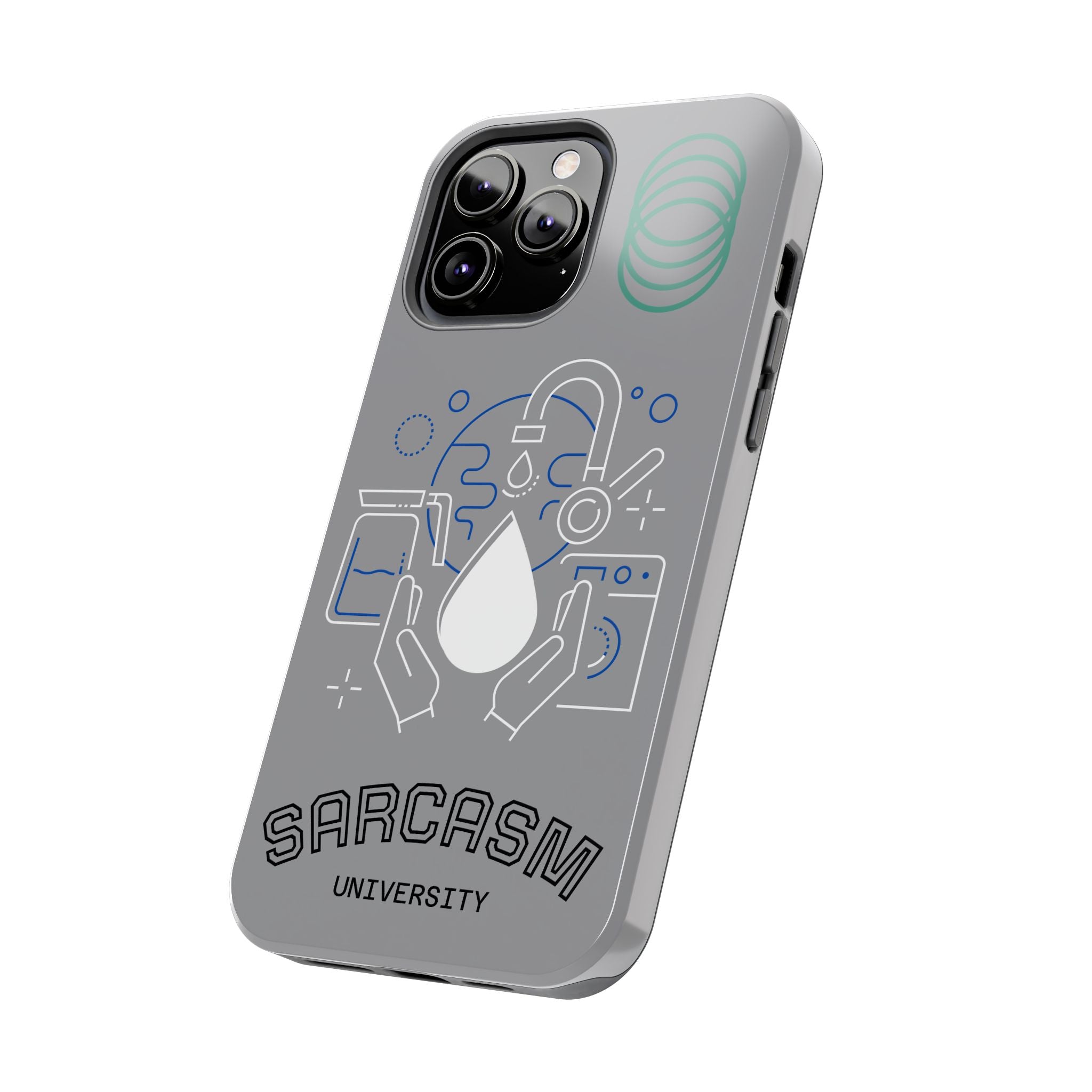 Sarcasm University Tough Phone Case — Scientific Lab Drop Design