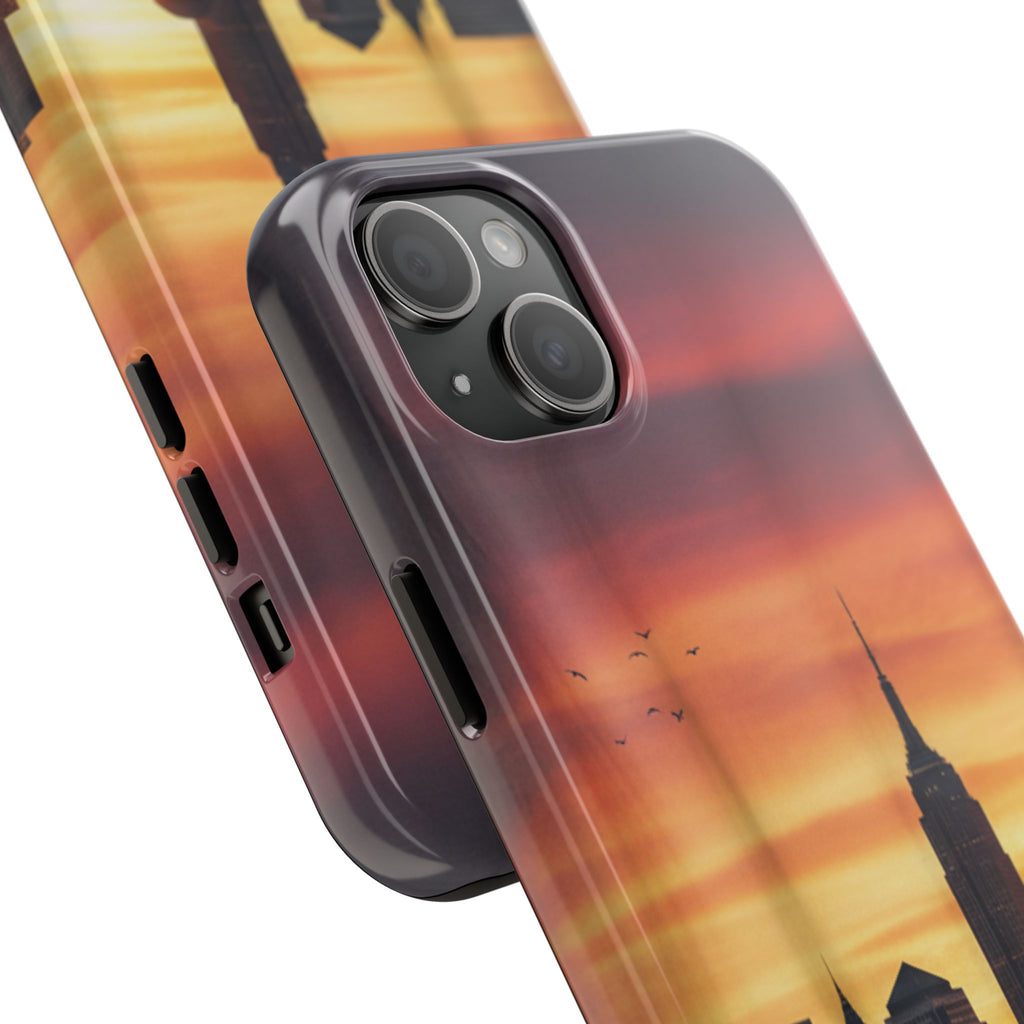 Tough Phone Case — NYC Skyline Sunset Protective Cover