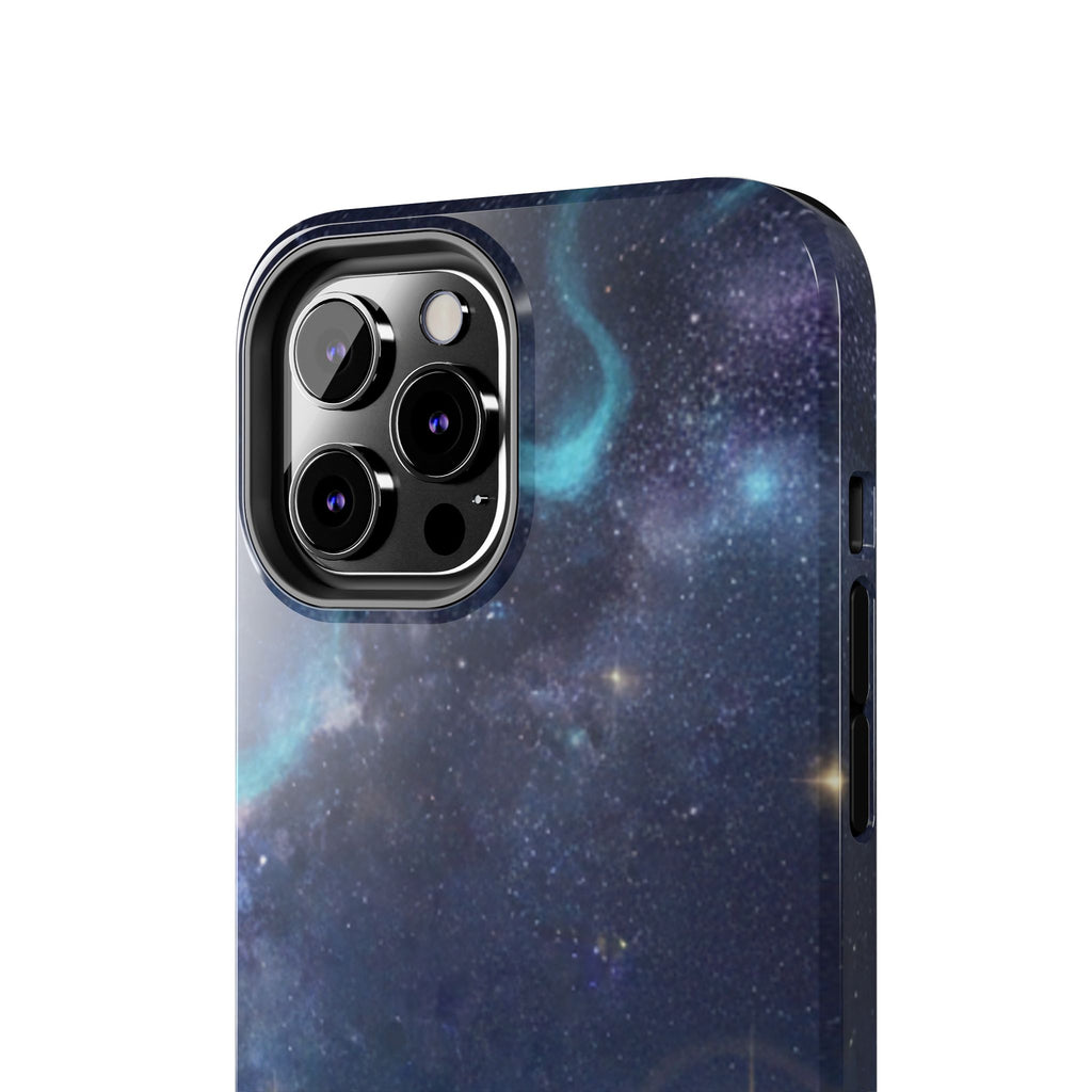 Galaxy Night Sky Tough Phone Case — Starry Landscape Protective Phone Cover