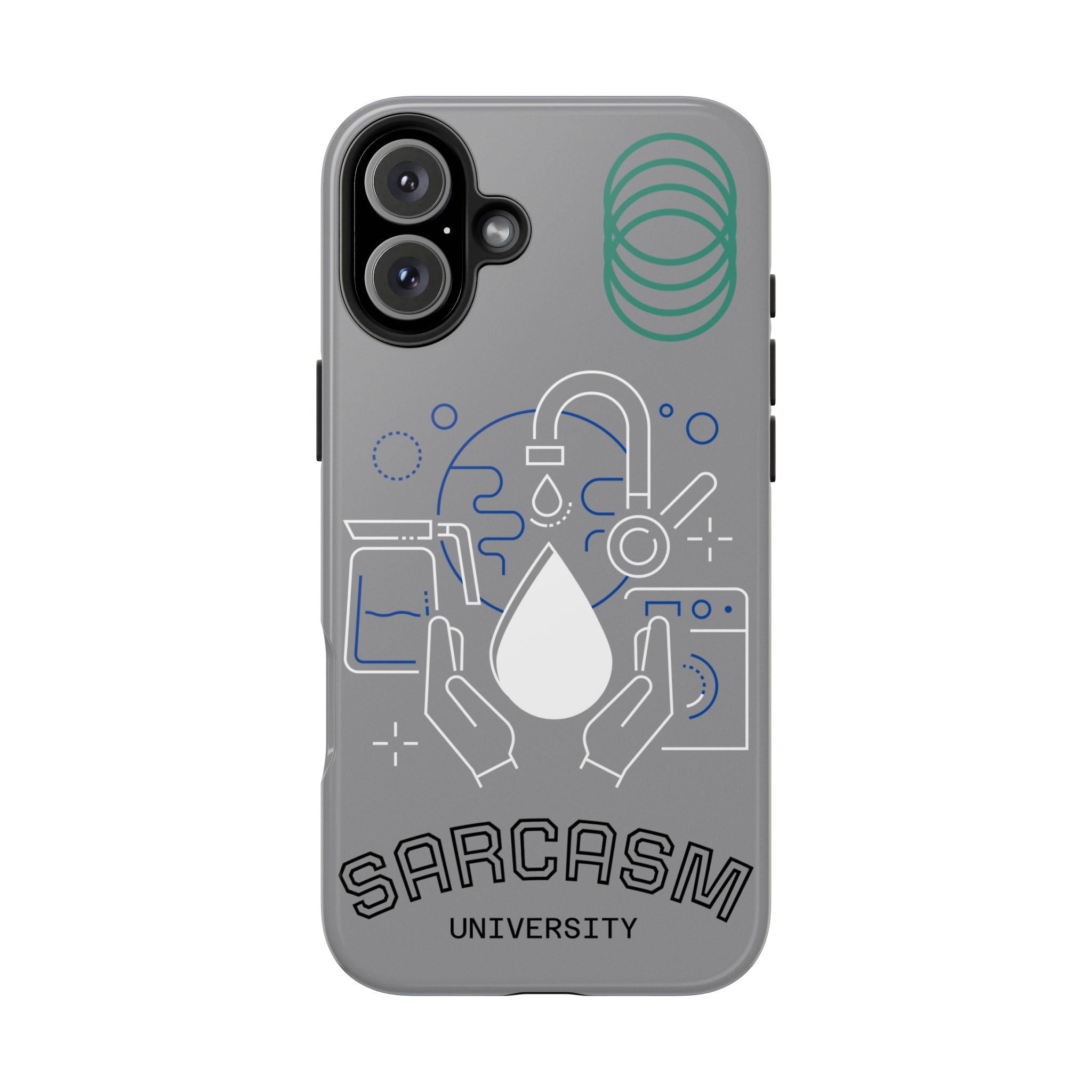 Sarcasm University Tough Phone Case — Scientific Lab Drop Design