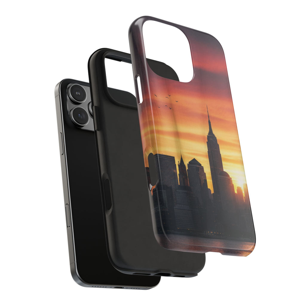 Tough Phone Case — NYC Skyline Sunset Protective Cover
