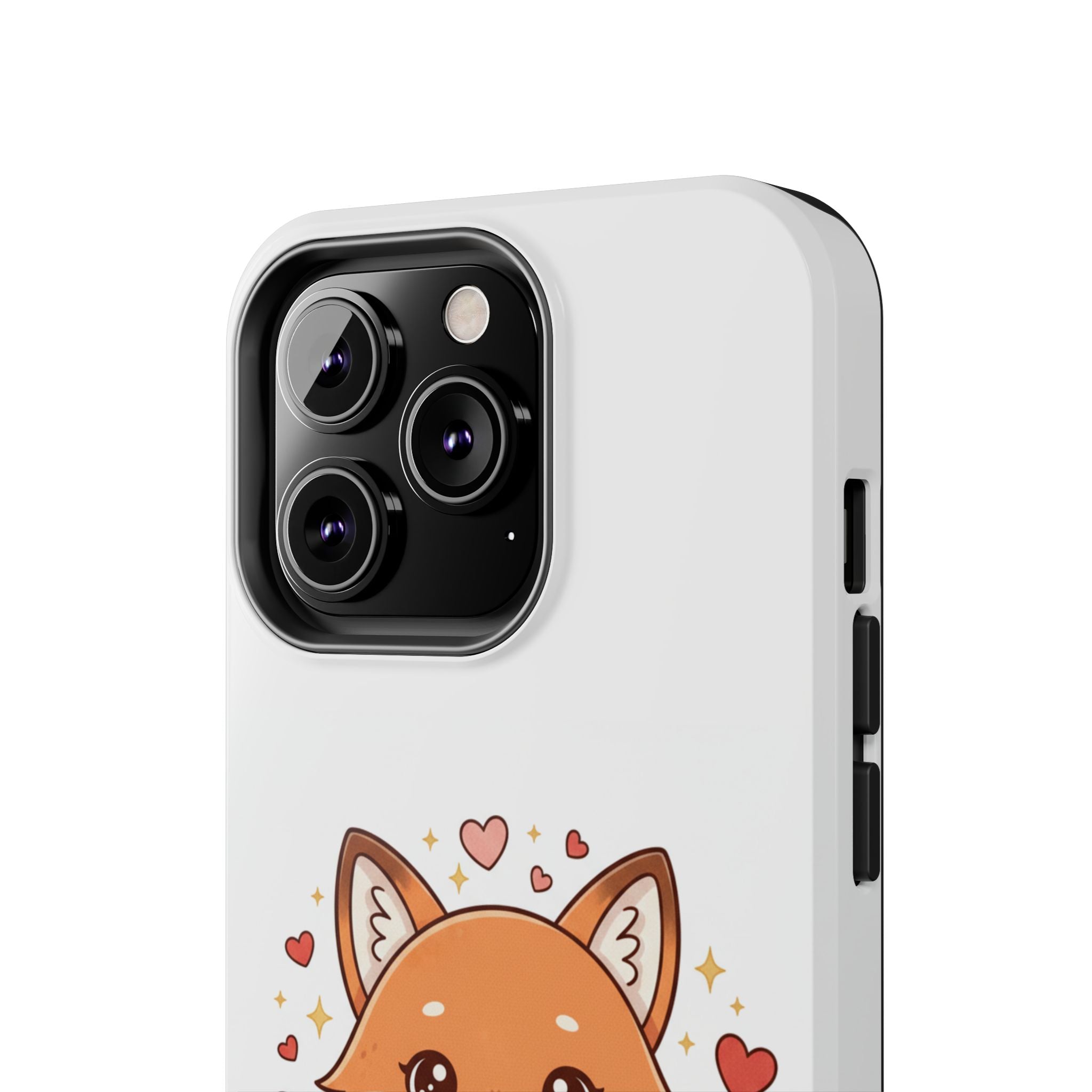Phone Case — Cute Valentine Fox 'Be Mine' Protective Tough Case
