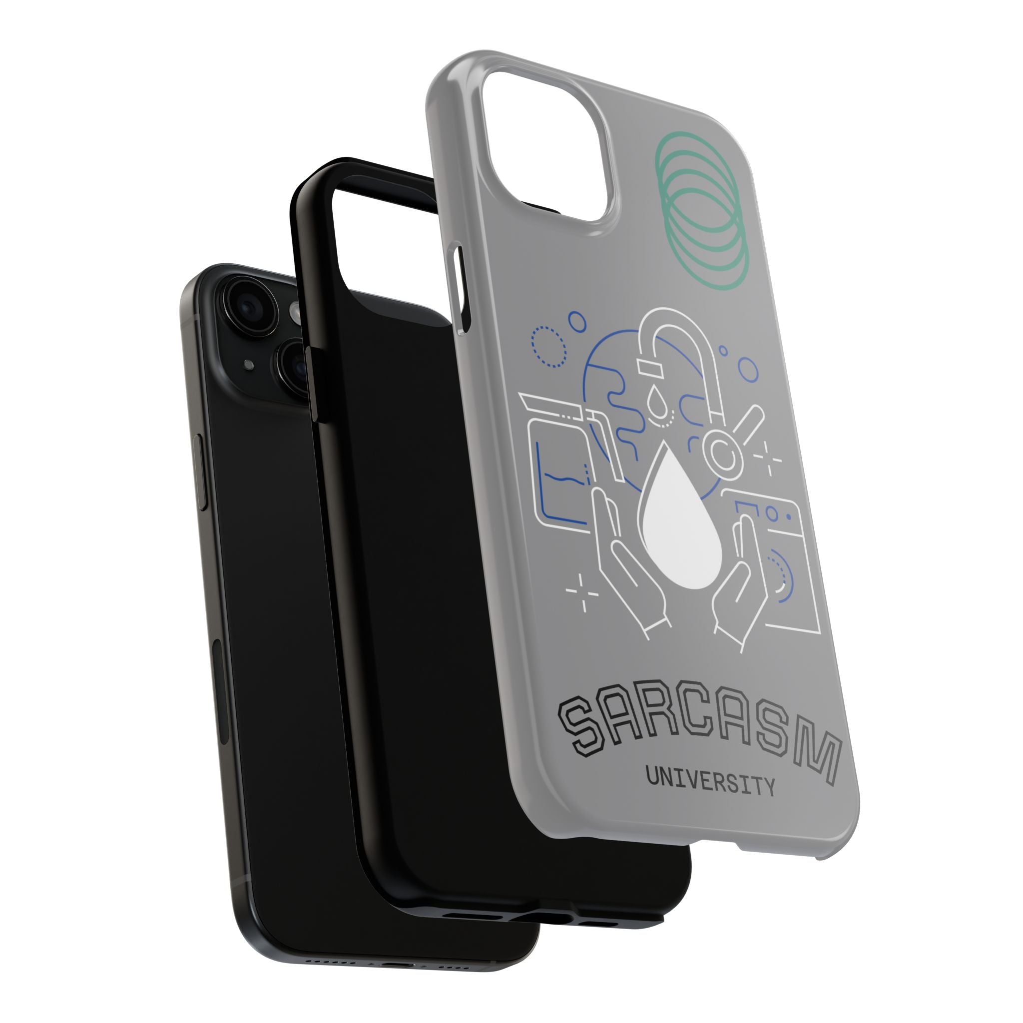 Sarcasm University Tough Phone Case — Scientific Lab Drop Design