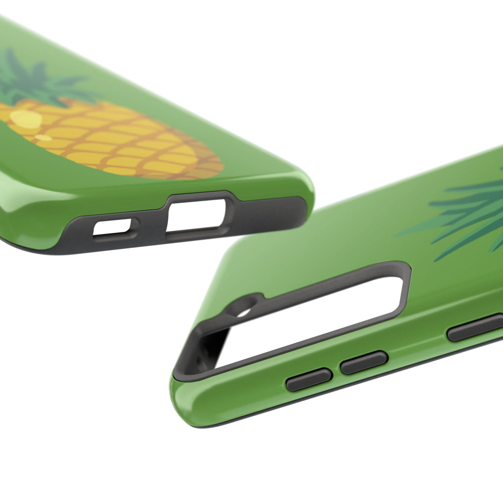 Pineapple Tough Phone Case — Tropical Green Protective Phone Cover