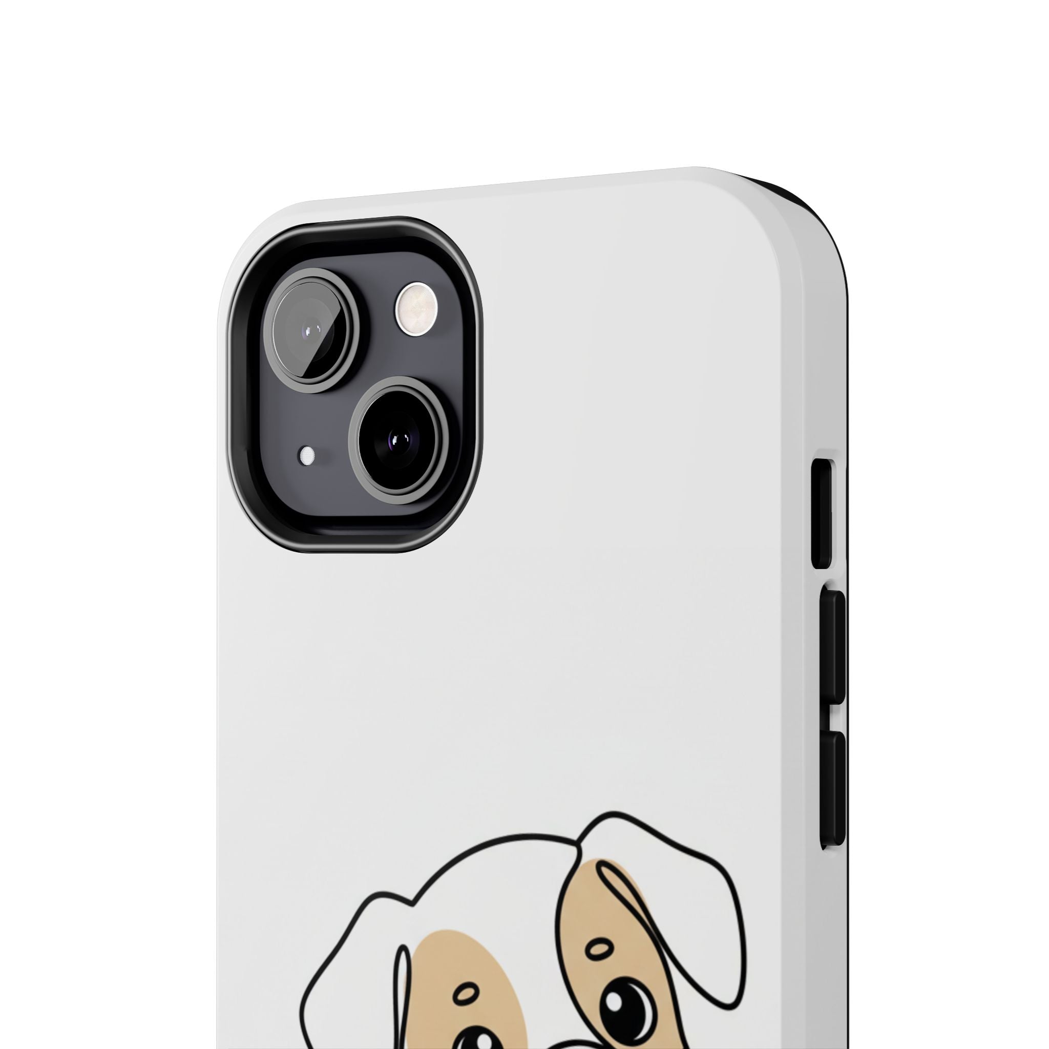 Cute Puppy Tough Phone Case – Cartoon Dog Protective Phone Cover