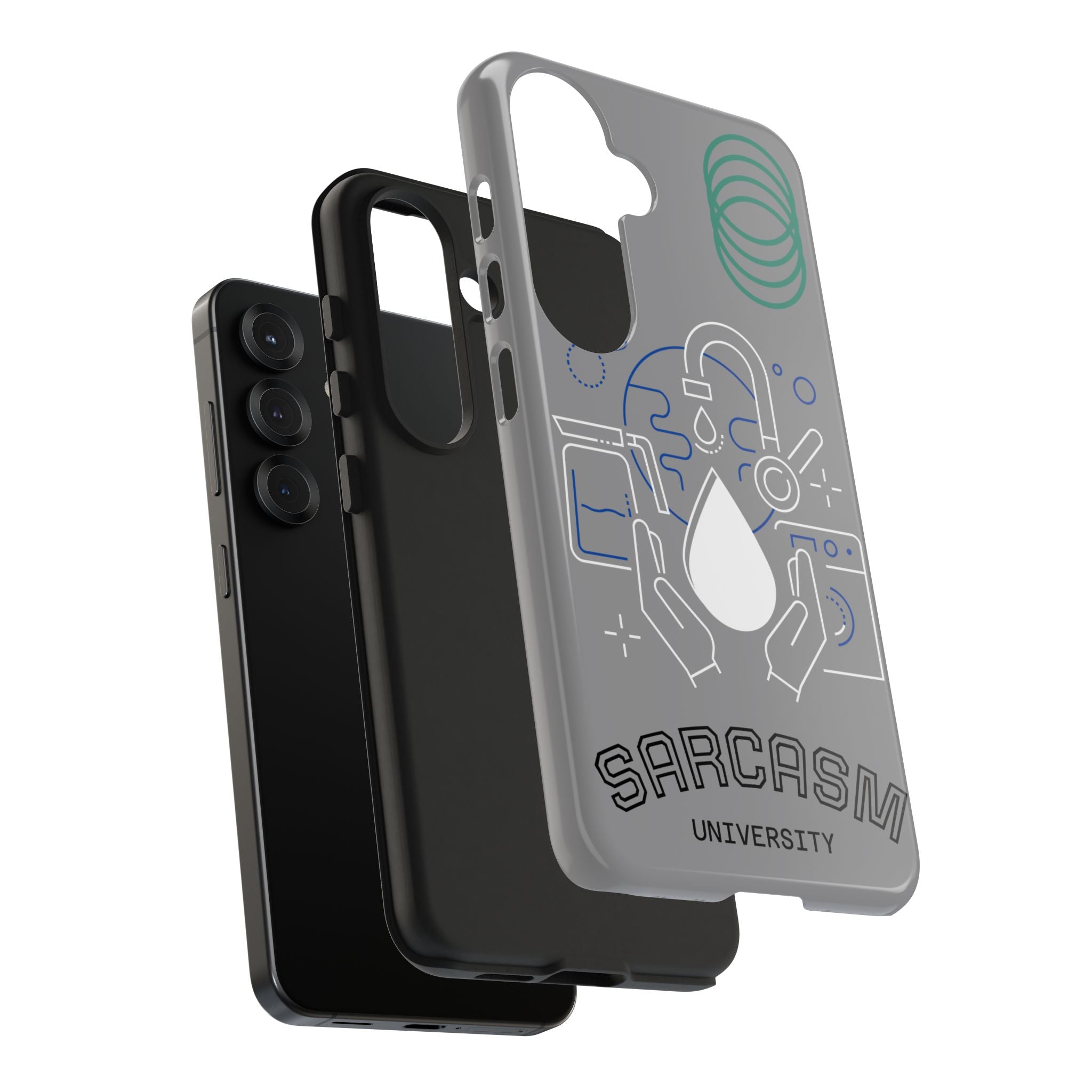Sarcasm University Tough Phone Case — Scientific Lab Drop Design