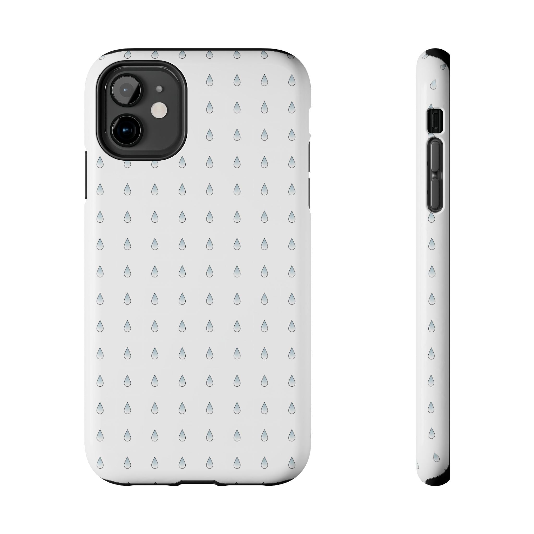 Tough Phone Case — Minimal Raindrop Protective Cover