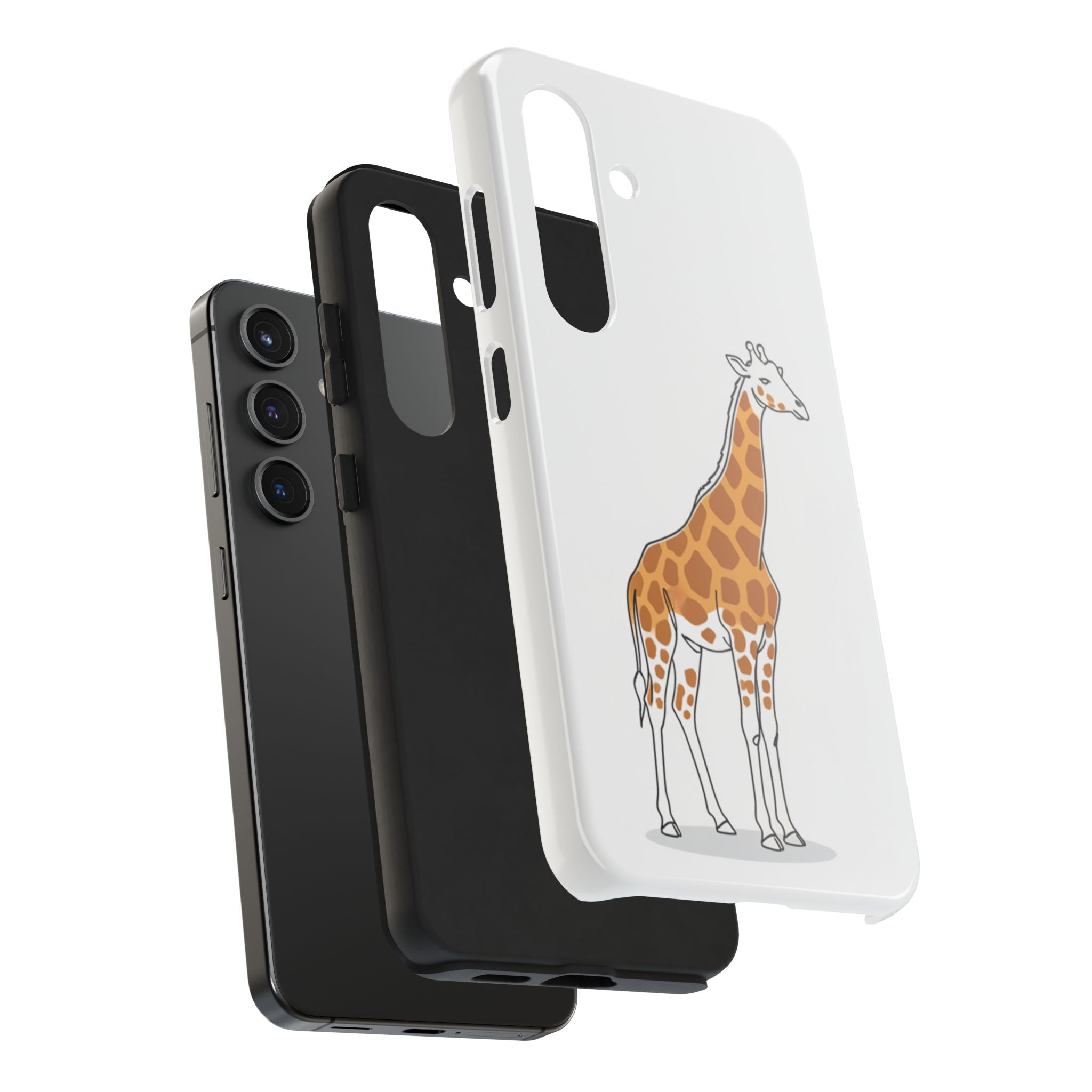 Giraffe Tough Phone Case — Cute Safari Animal Protective Cover