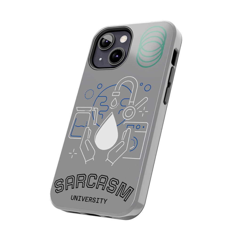 Sarcasm University Tough Phone Case — Scientific Lab Drop Design
